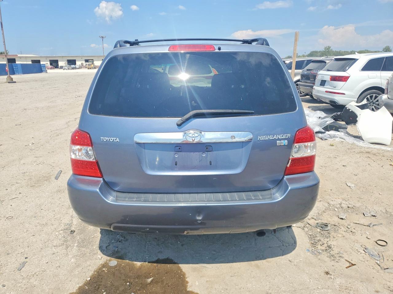 2006 Toyota Highlander Hybrid Blue vin: JTEDW21A360004258