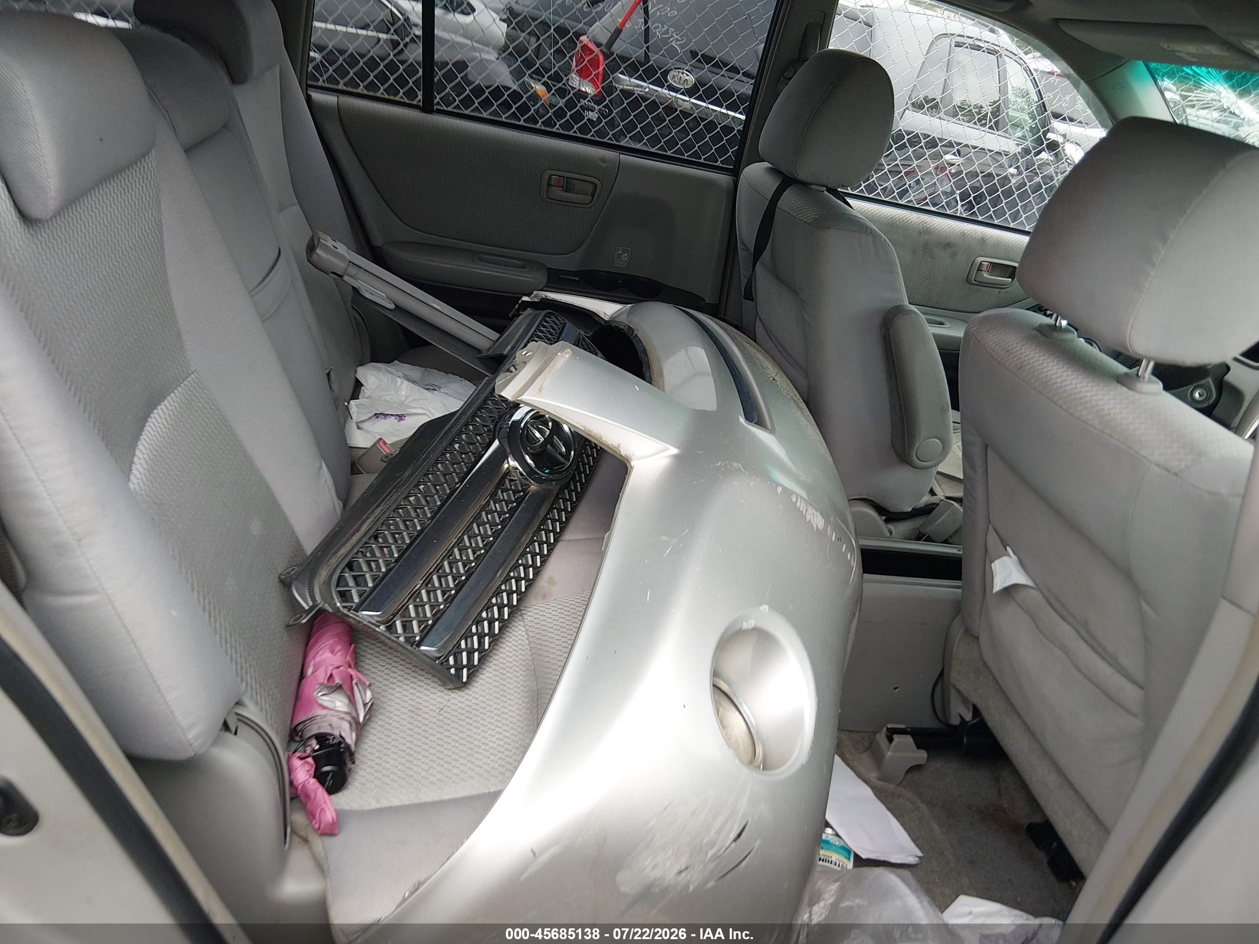 2006 Toyota Highlander Hybrid V6 Gray vin: JTEDW21A360004440