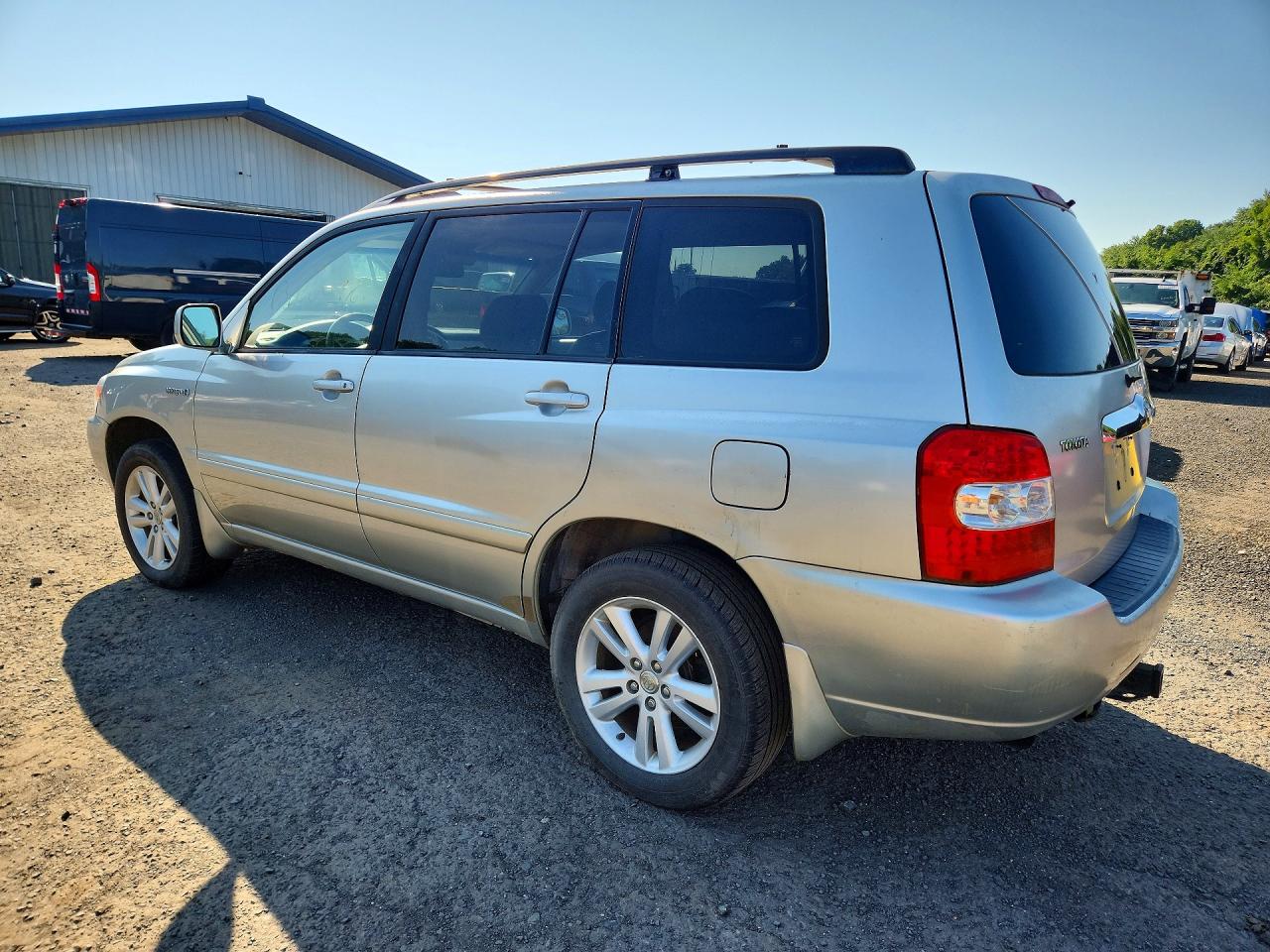 2006 Toyota Highlander Hybrid Серебряный vin: JTEDW21A360015180