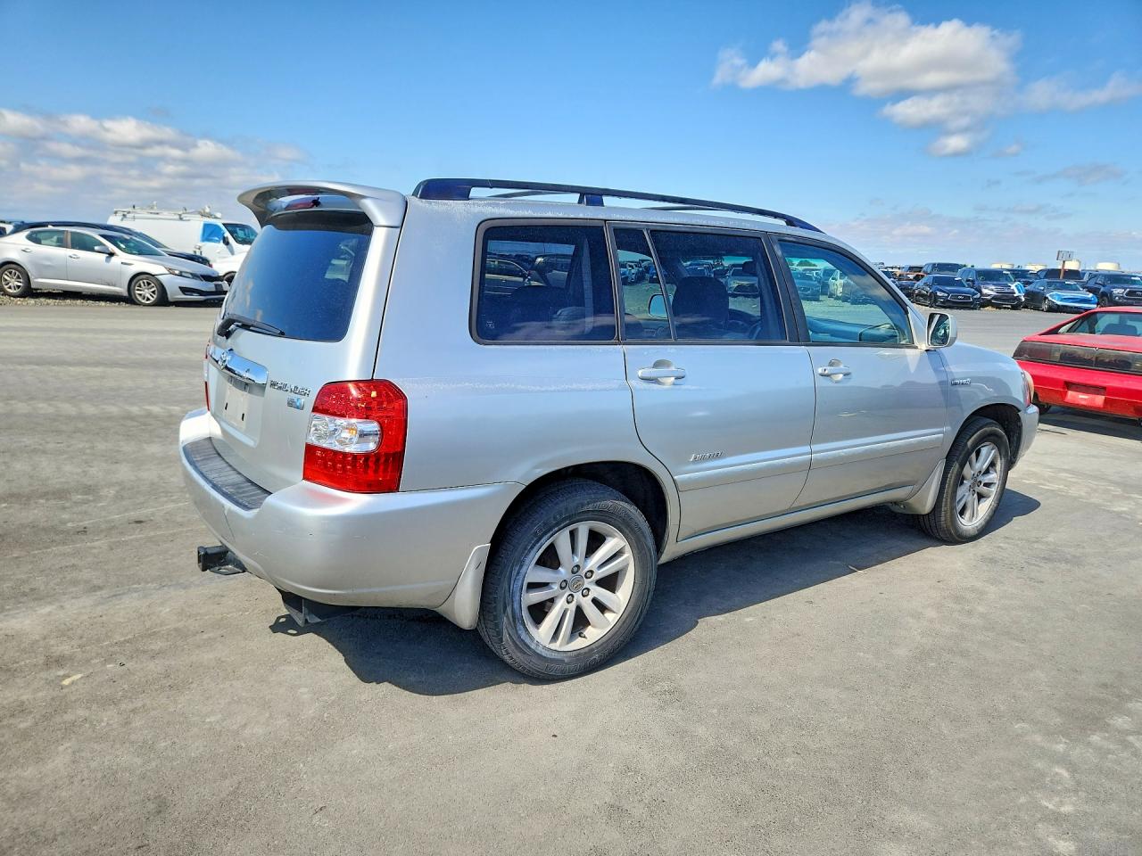 2006 Toyota Highlander Hybrid Silver vin: JTEDW21A360015888