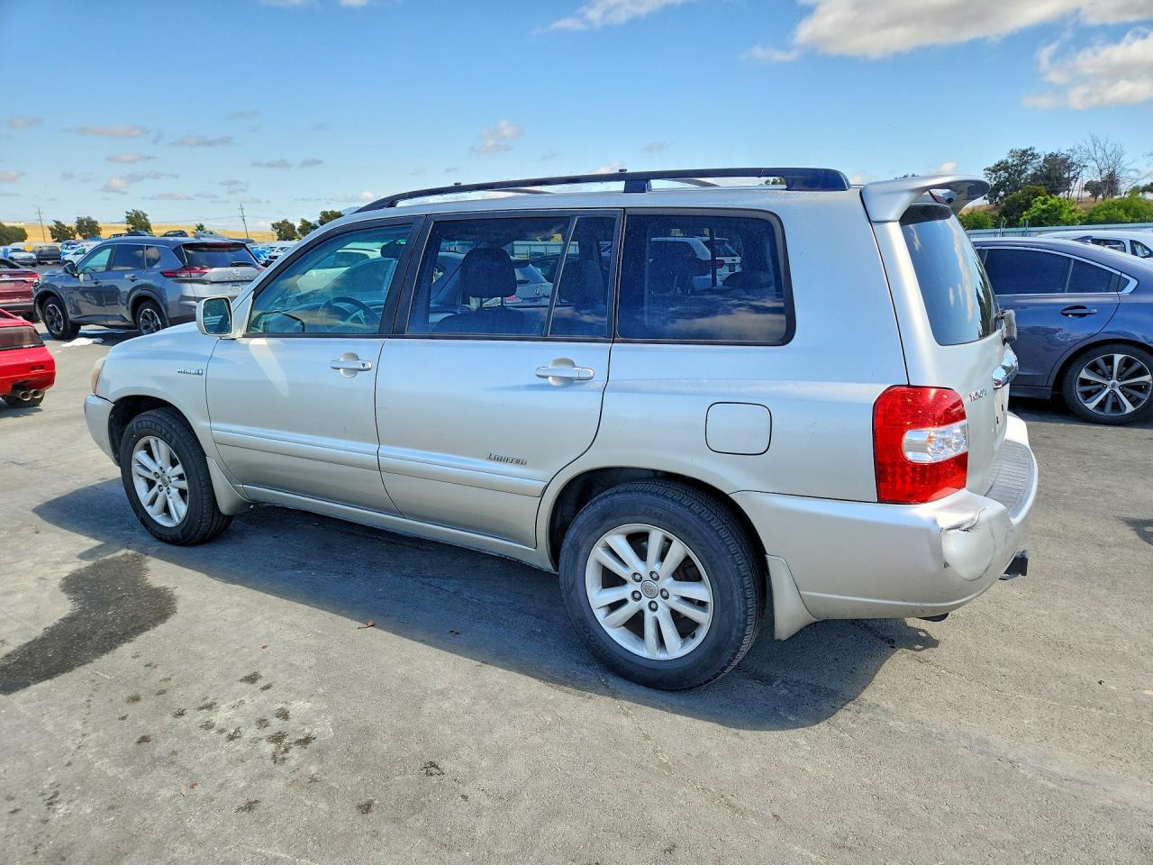 2006 Toyota Highlander Hybrid Silver vin: JTEDW21A360015888