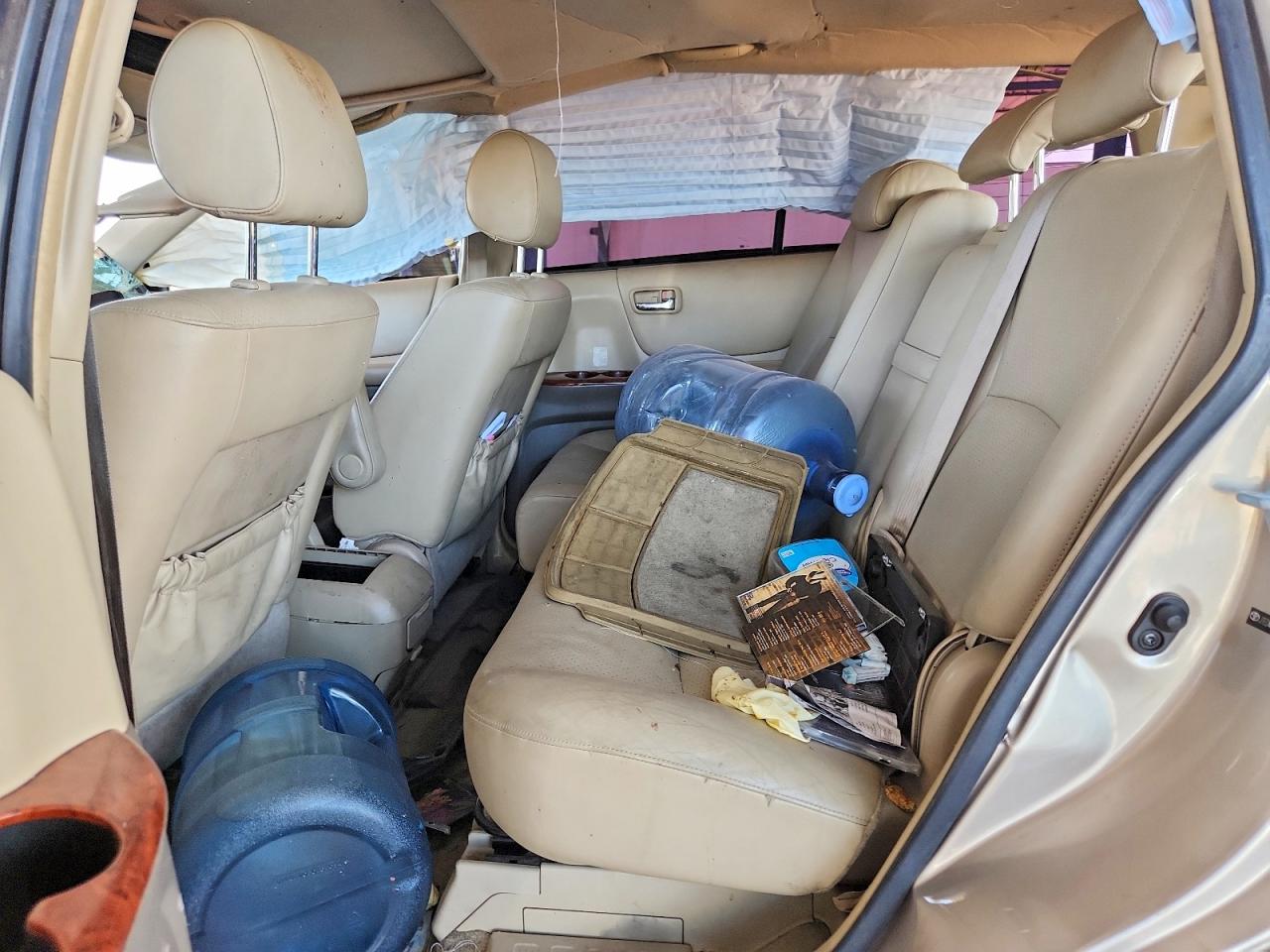 2007 Toyota Highlander Hybrid Бежевый vin: JTEDW21A370020901