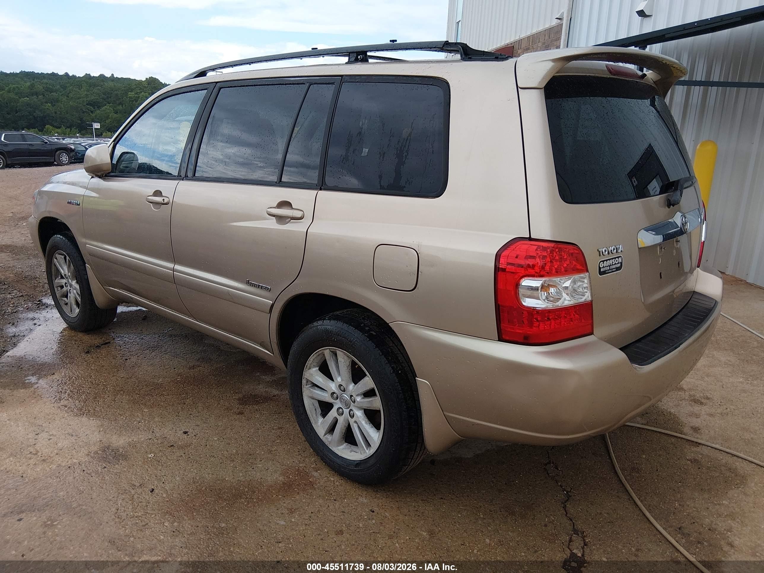 2006 Toyota Highlander Hybrid Limited V6 Beige vin: JTEDW21A460011560
