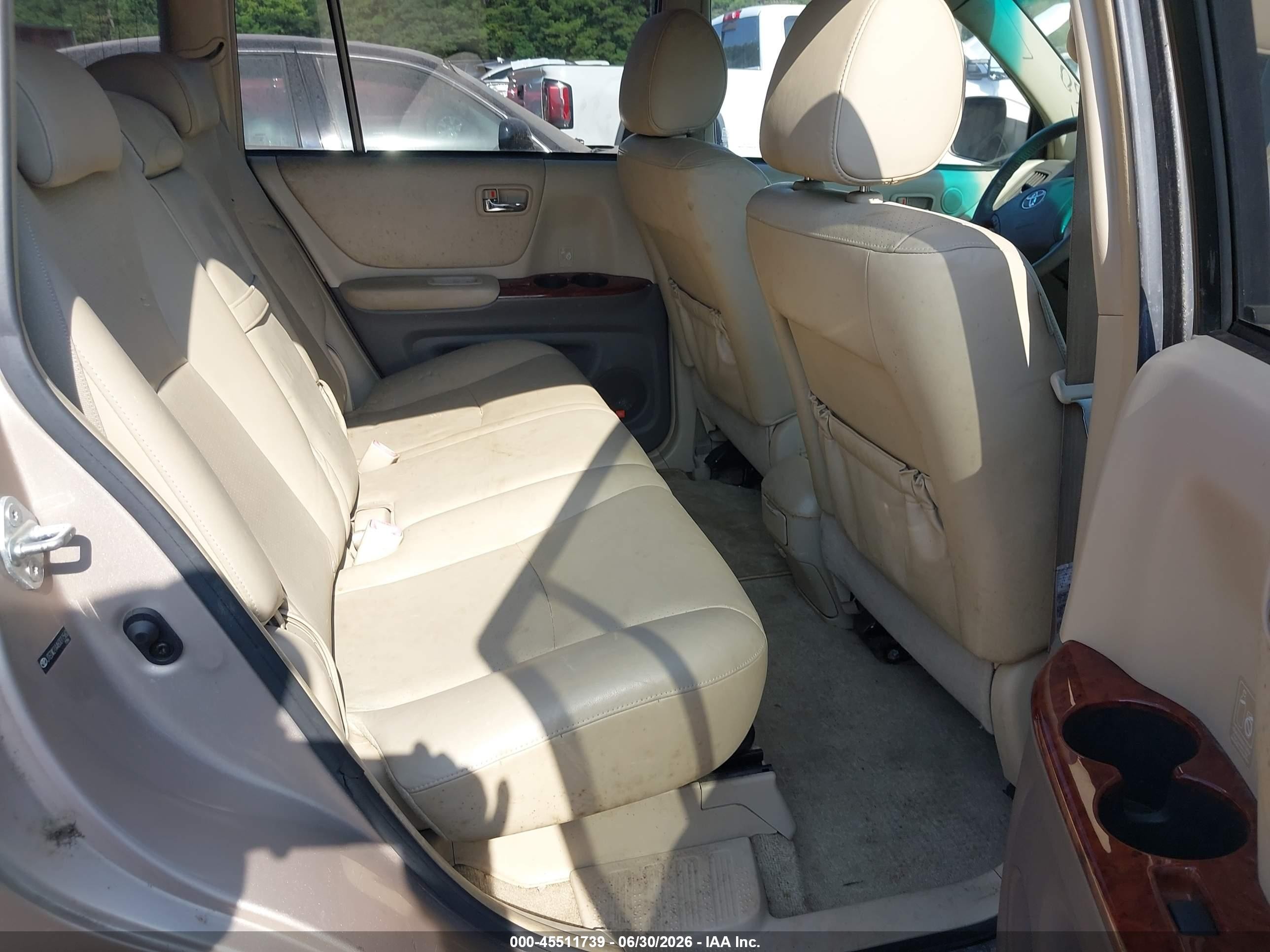 2006 Toyota Highlander Hybrid Limited V6 Beige vin: JTEDW21A460011560