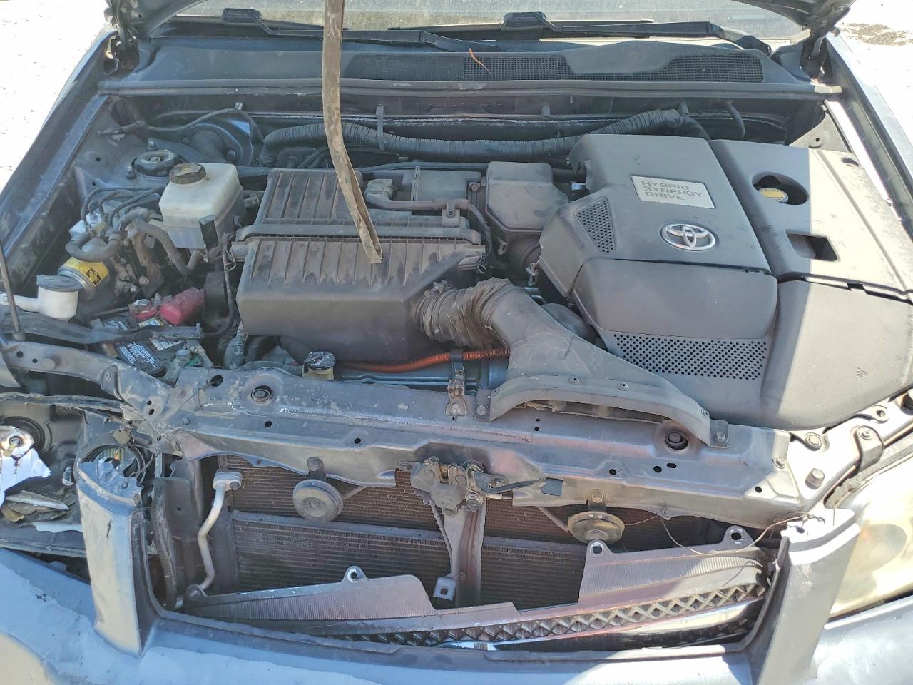 2007 Toyota Highlander Hybrid Base Синий vin: JTEDW21A470018591