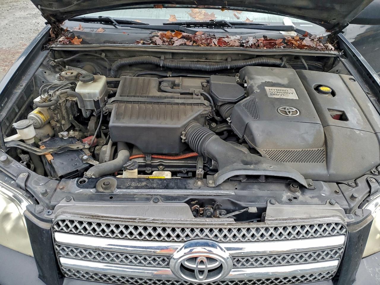 2006 Toyota Highlander Hybrid Black vin: JTEDW21A560012149