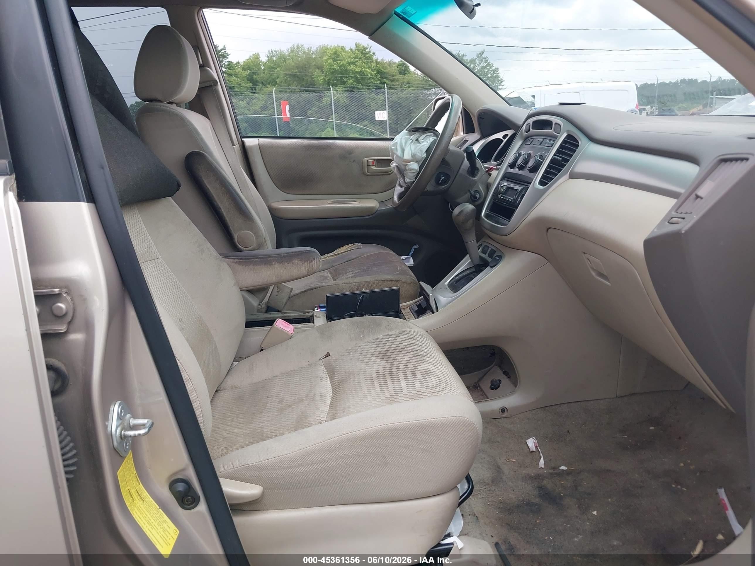 2006 Toyota Highlander Hybrid V6 Gold vin: JTEDW21A560014788