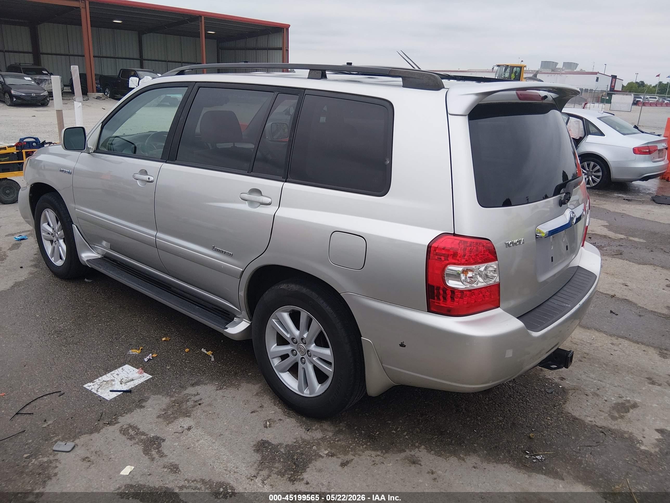2006 Toyota Highlander Hybrid Limited V6 Silver vin: JTEDW21A560015522