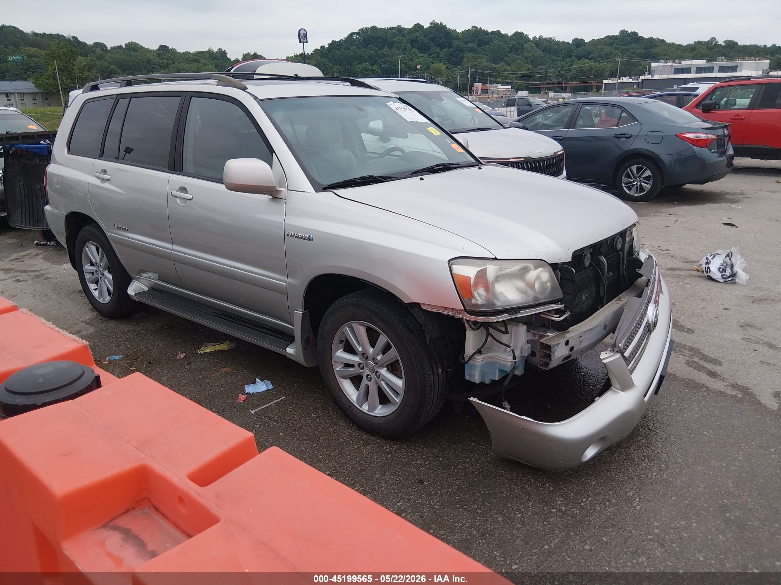 2006 Toyota Highlander Hybrid Limited V6 Silver vin: JTEDW21A560015522