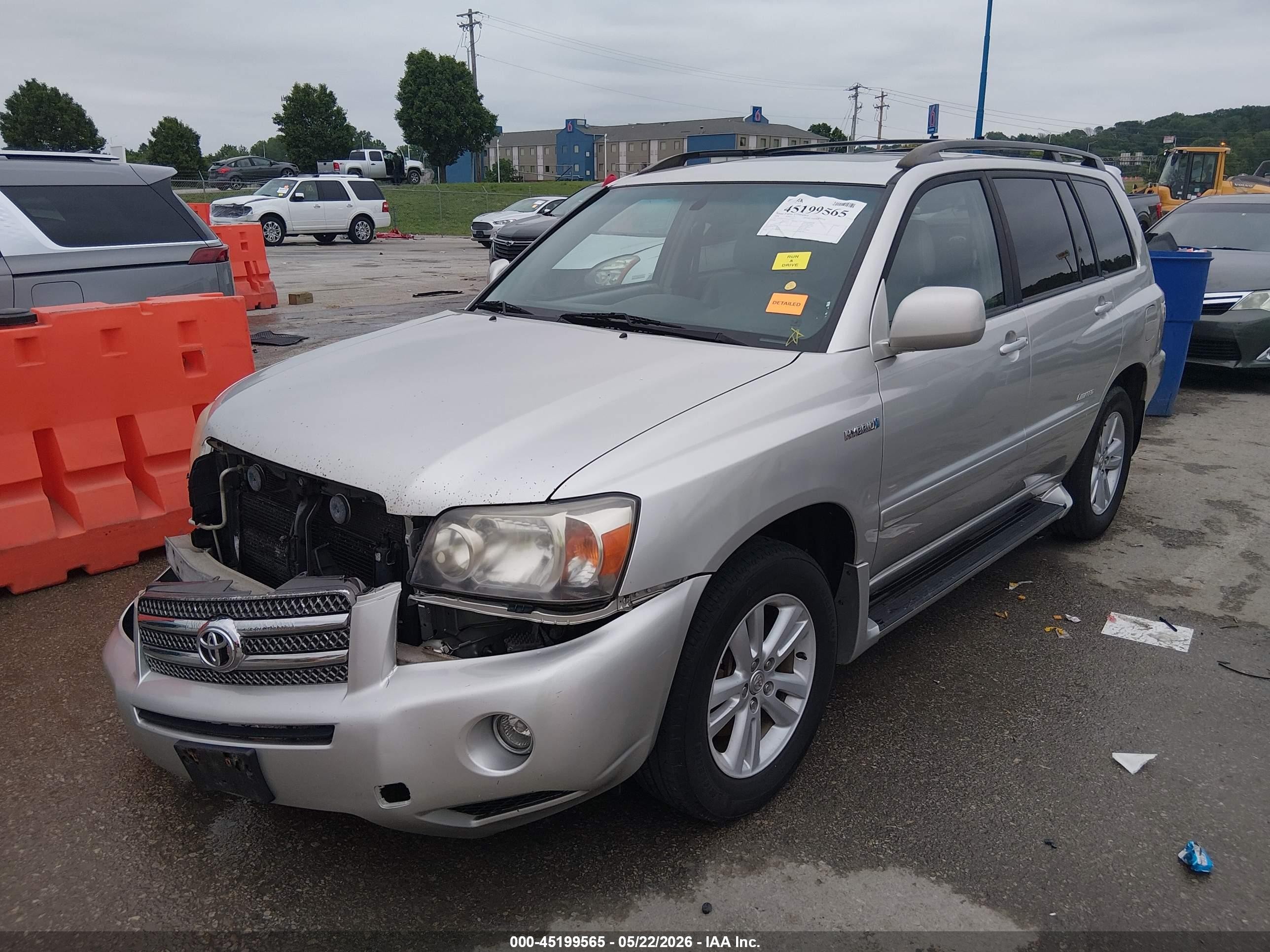 2006 Toyota Highlander Hybrid Limited V6 Silver vin: JTEDW21A560015522