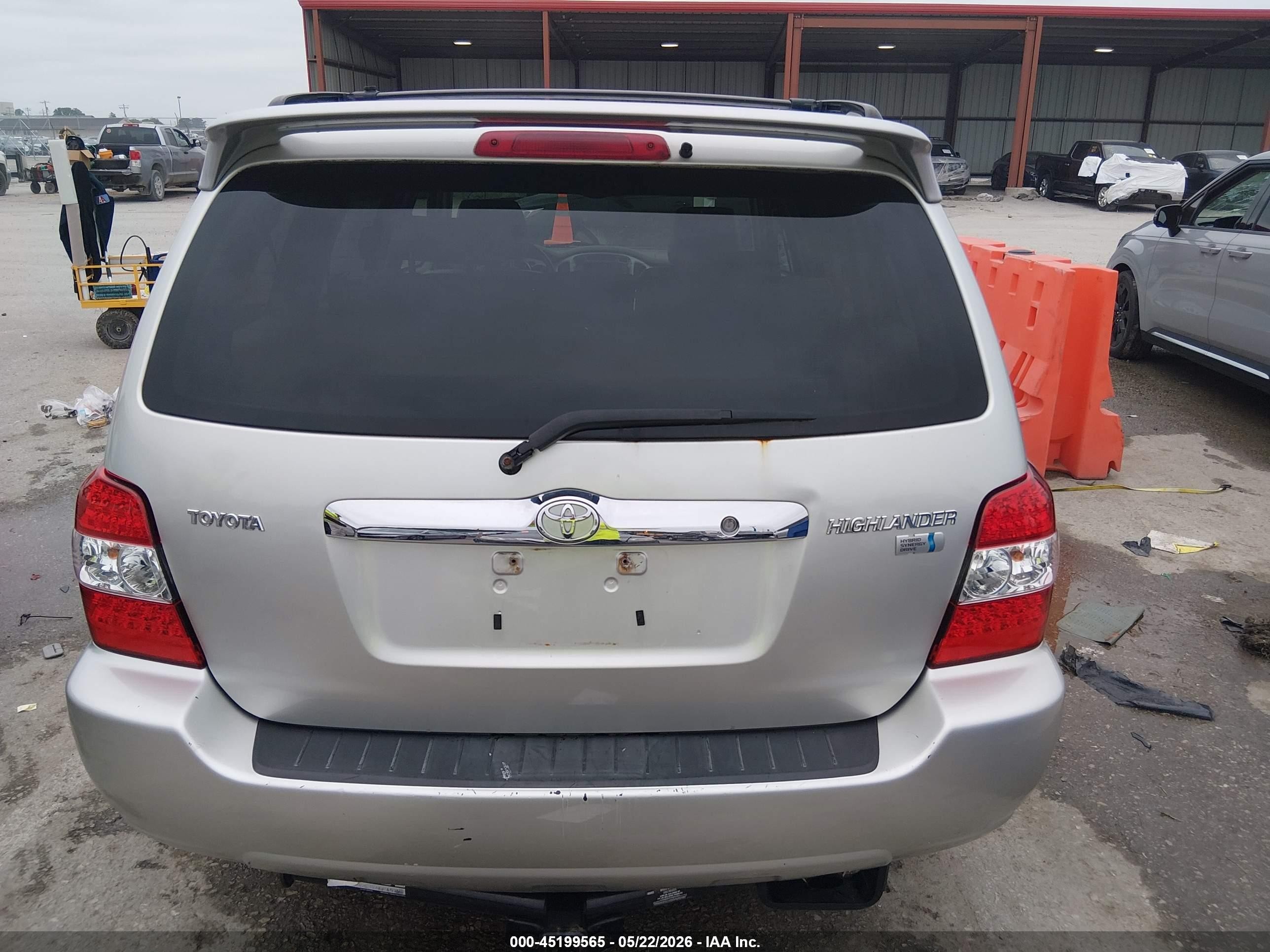 2006 Toyota Highlander Hybrid Limited V6 Silver vin: JTEDW21A560015522