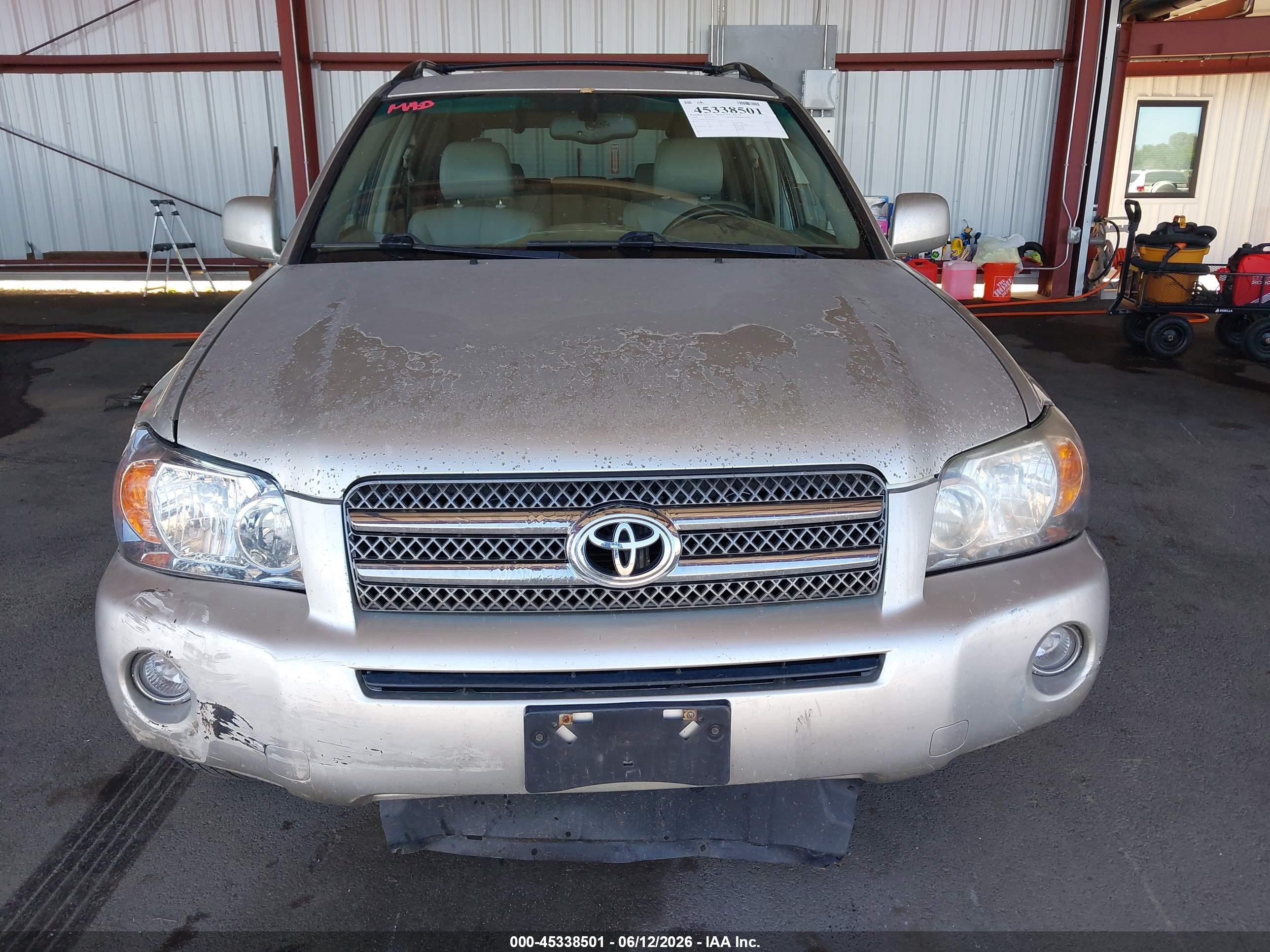 2006 Toyota Highlander Hybrid Limited V6 Silver vin: JTEDW21A660002763