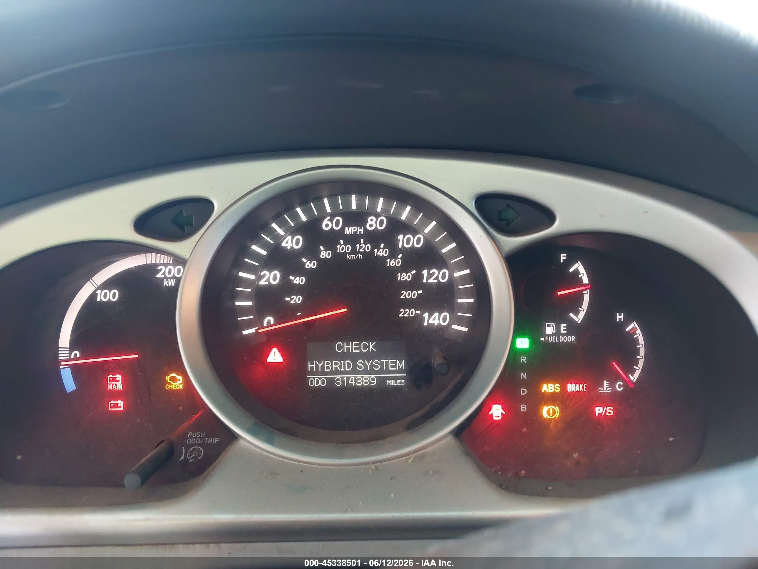 2006 Toyota Highlander Hybrid Limited V6 Silver vin: JTEDW21A660002763
