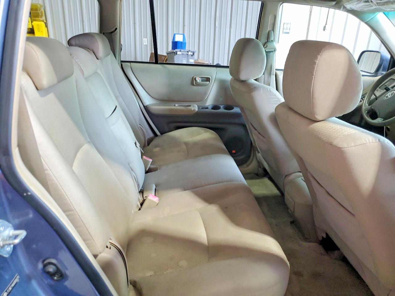 2006 Toyota Highlander Hybrid Blue vin: JTEDW21A660006070