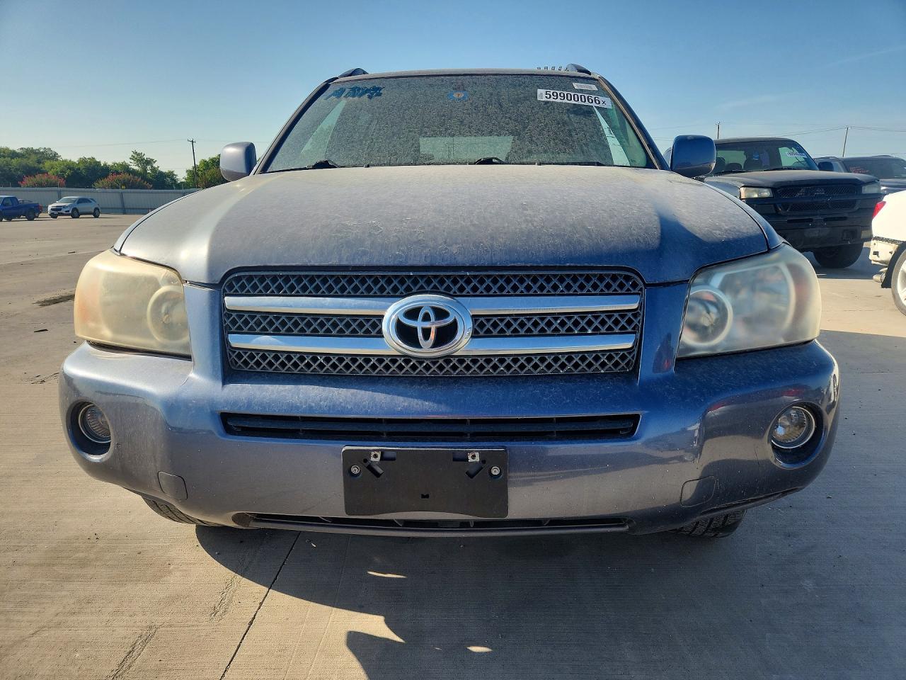 2006 Toyota Highlander Hybrid Blue vin: JTEDW21A660016405