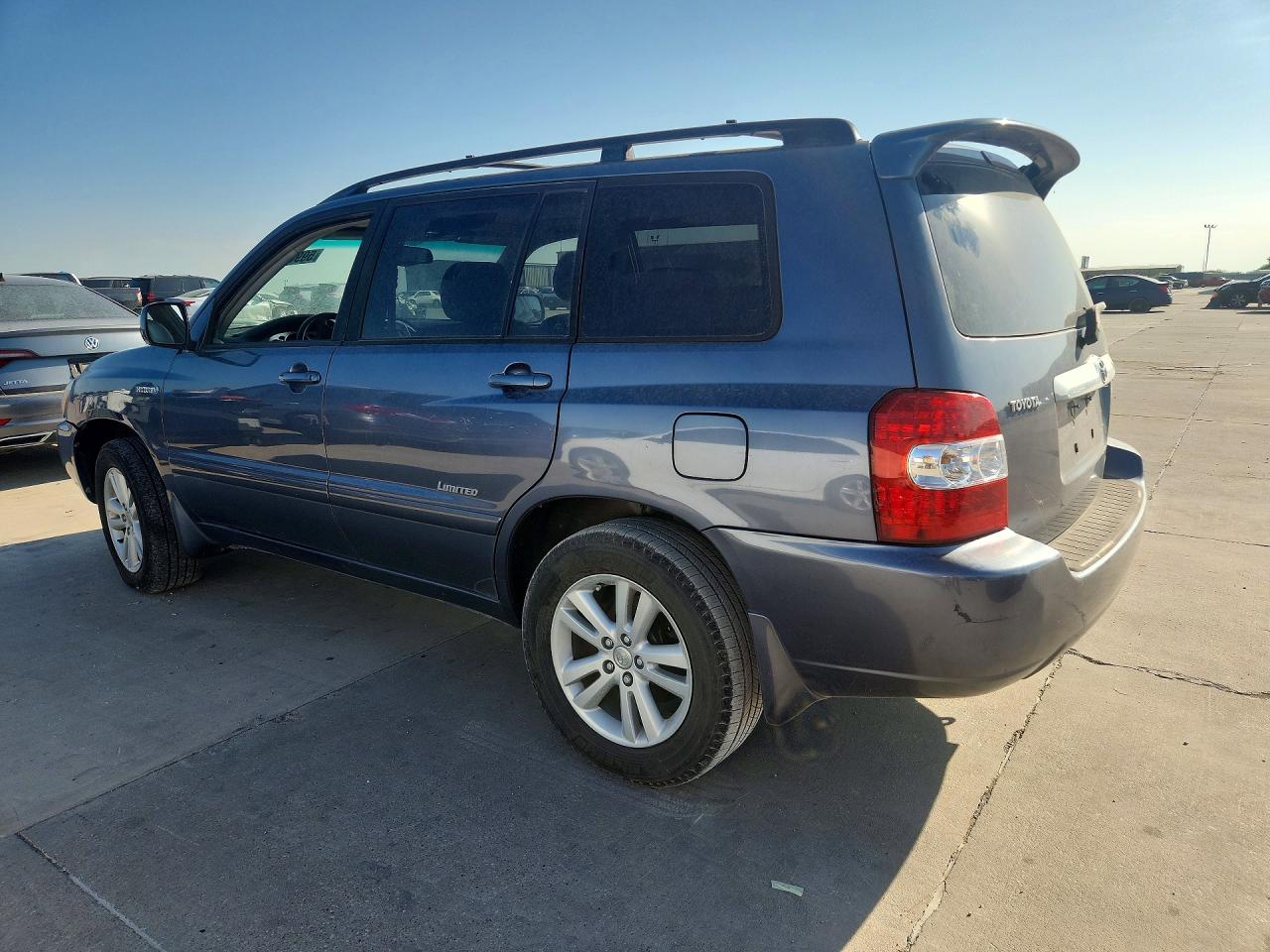 2006 Toyota Highlander Hybrid Blue vin: JTEDW21A660016405
