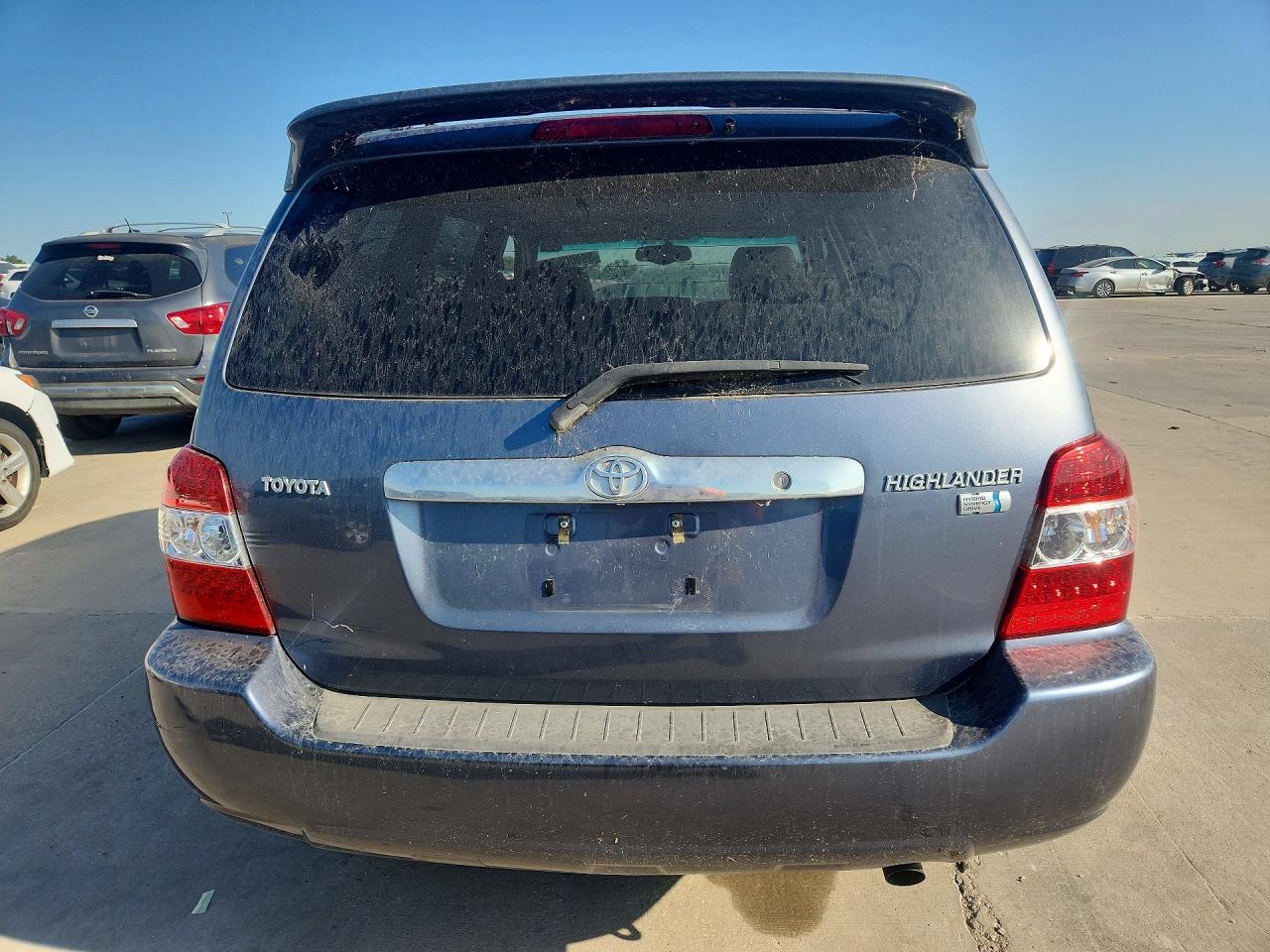 2006 Toyota Highlander Hybrid Blue vin: JTEDW21A660016405