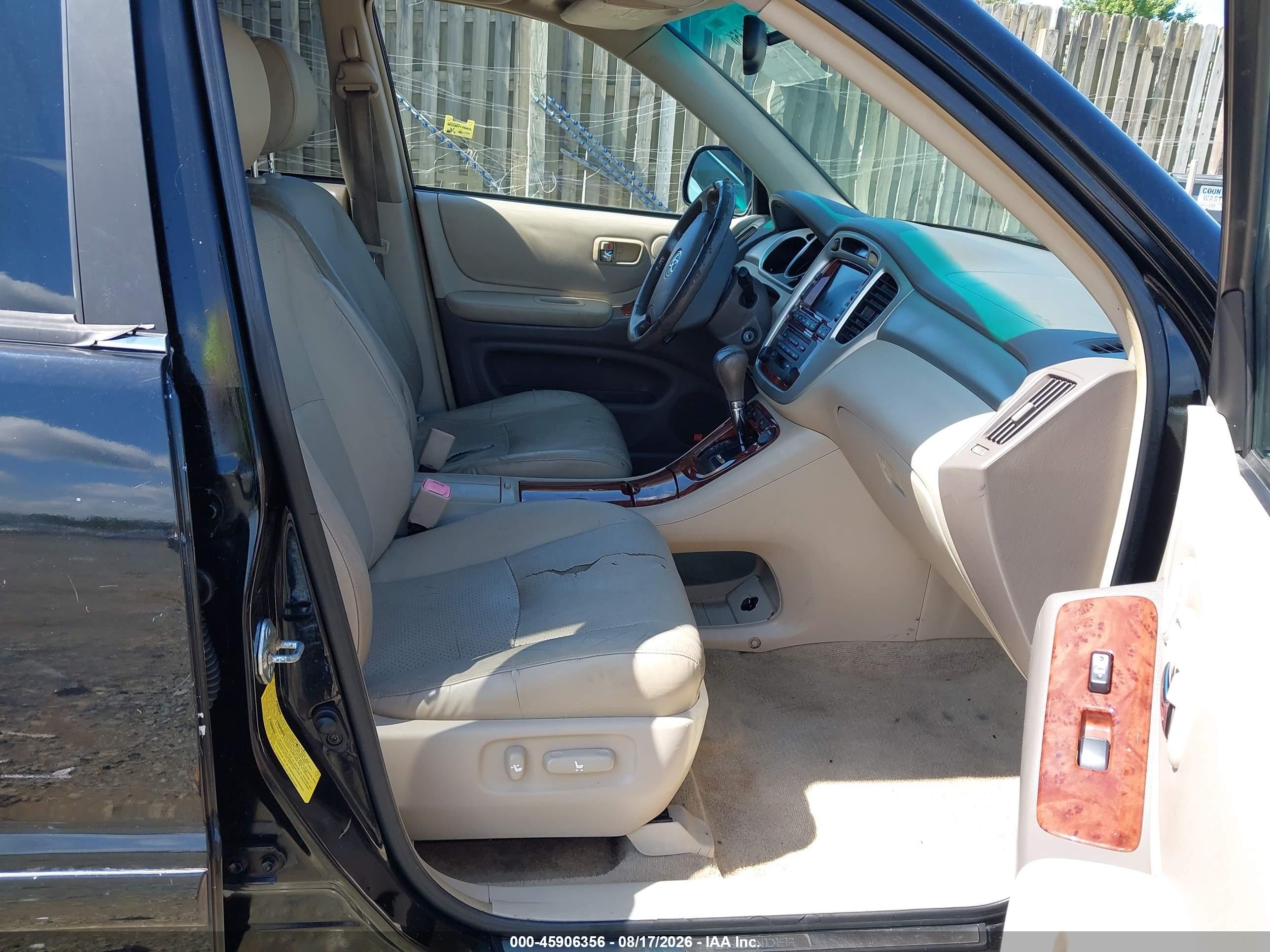 2006 Toyota Highlander Hybrid Limited V6 Black vin: JTEDW21A760006658