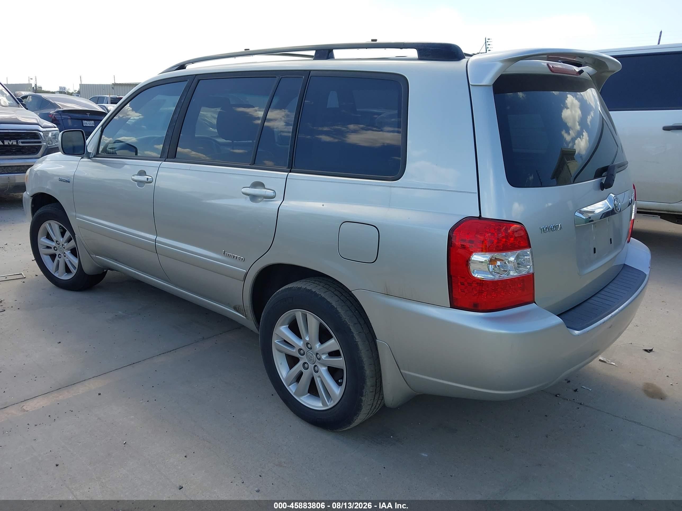 2006 Toyota Highlander Hybrid Limited V6 Silver vin: JTEDW21A760010774