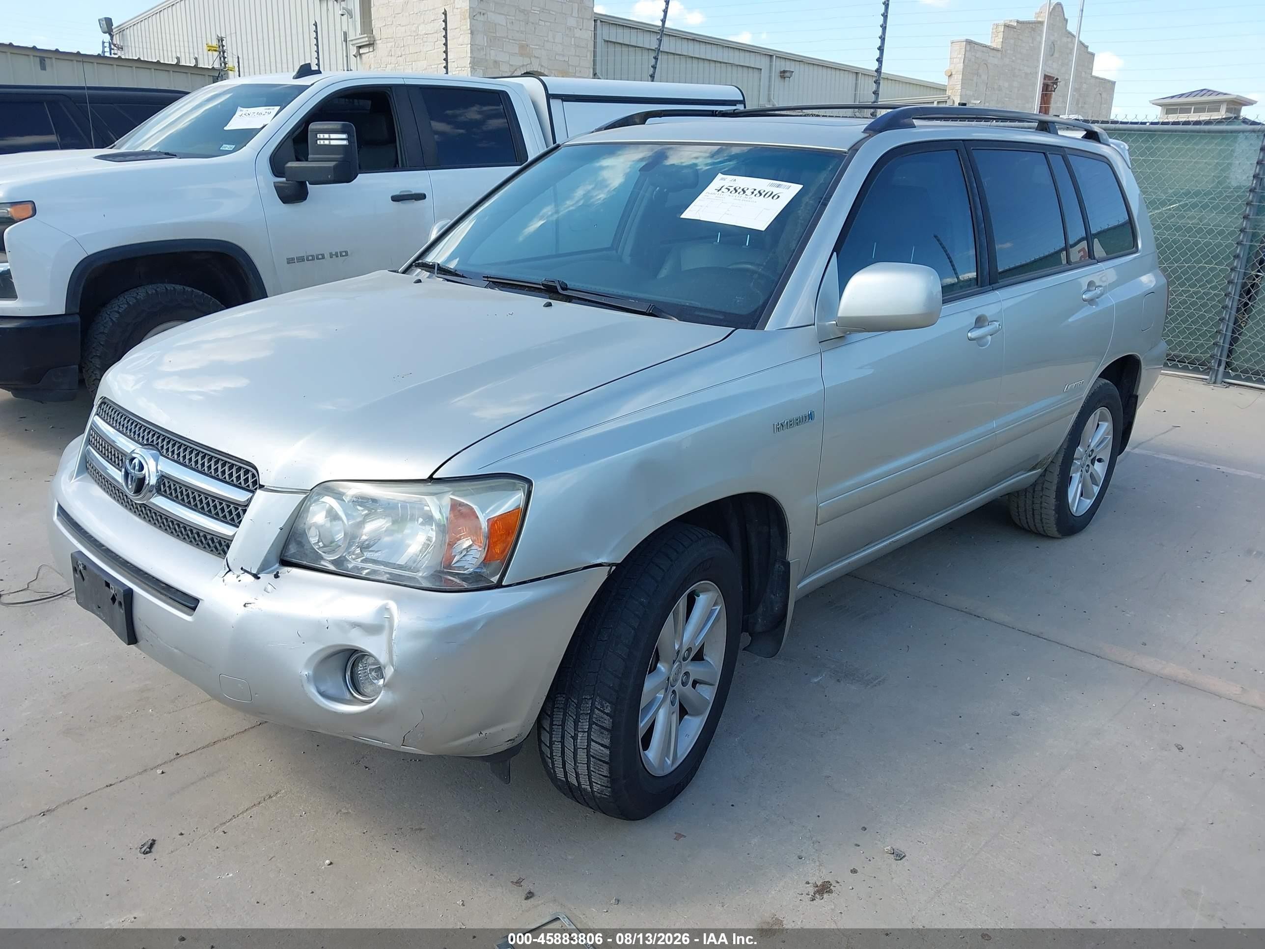 2006 Toyota Highlander Hybrid Limited V6 Silver vin: JTEDW21A760010774