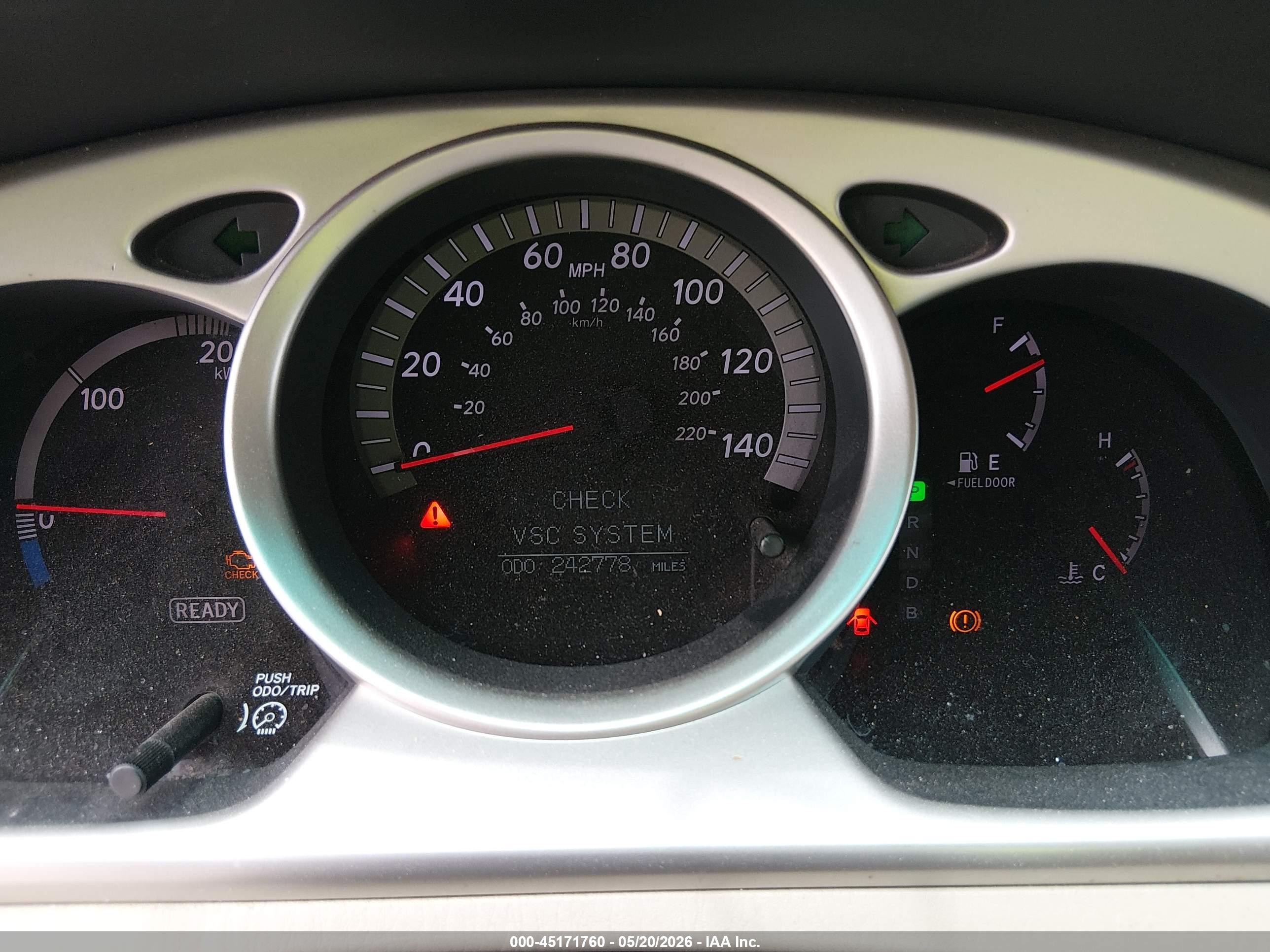 2007 Toyota Highlander Hybrid Limited V6 Gold vin: JTEDW21A770022795