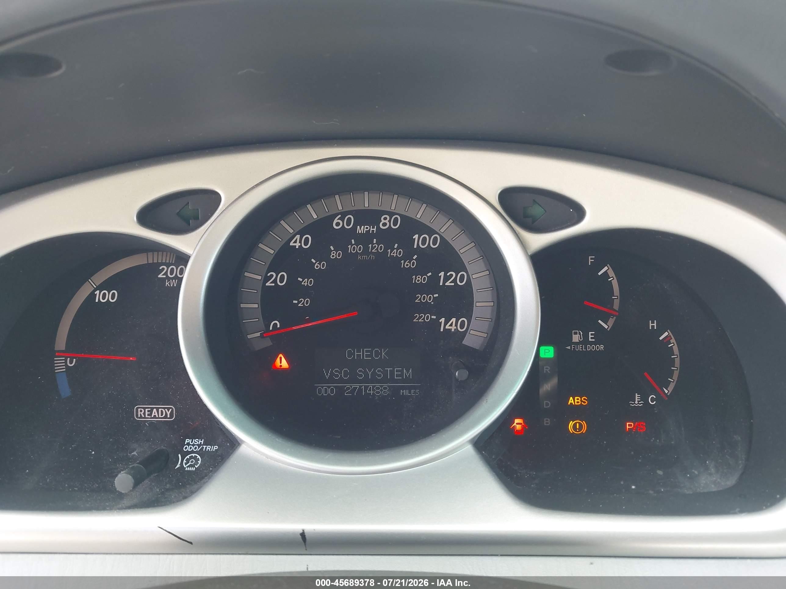 2006 Toyota Highlander Hybrid Limited V6 Silver vin: JTEDW21A860007690