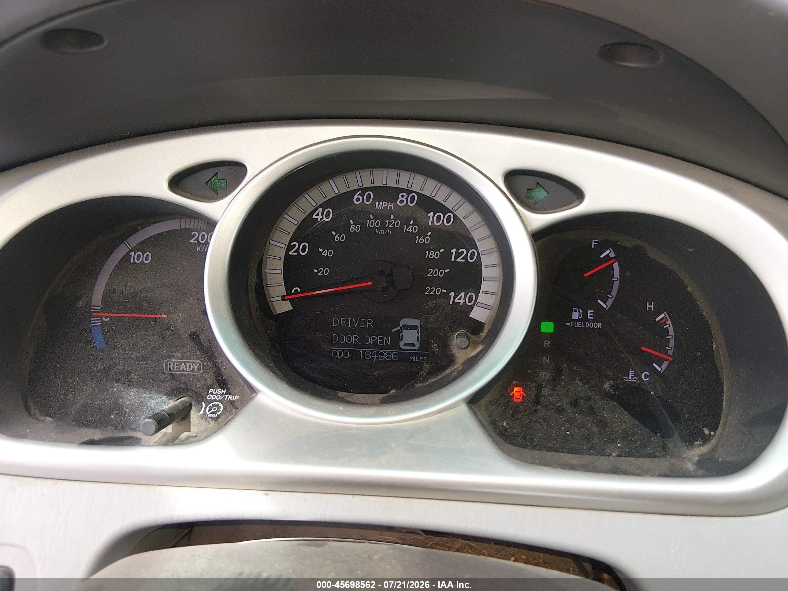 2006 Toyota Highlander Hybrid V6 Silver vin: JTEDW21A860015787