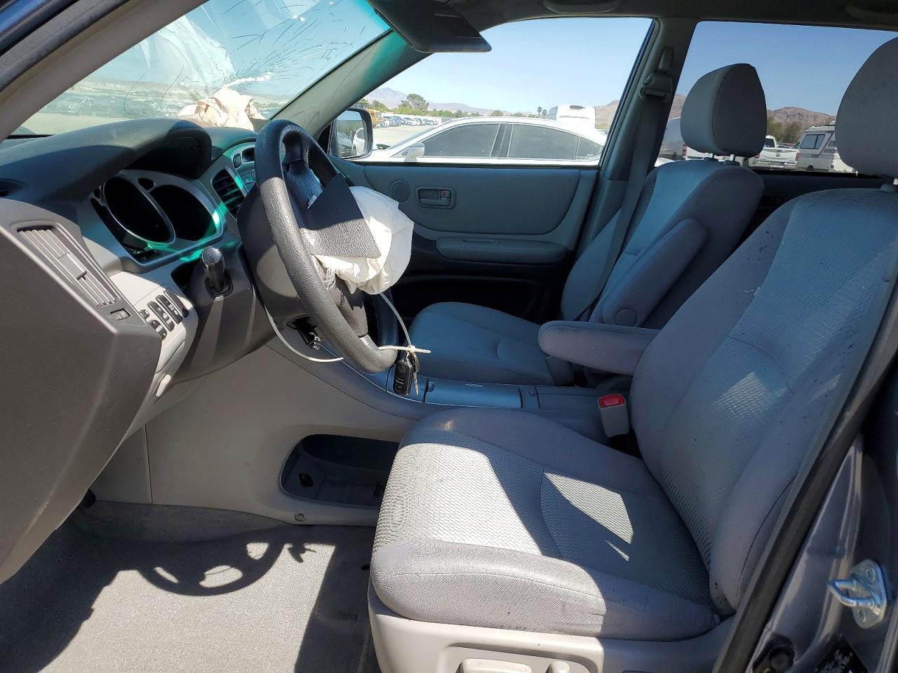 2006 Toyota Highlander Hybrid Blue vin: JTEDW21AX60008825