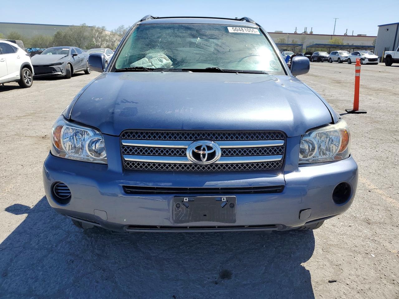 2006 Toyota Highlander Hybrid Blue vin: JTEDW21AX60008825