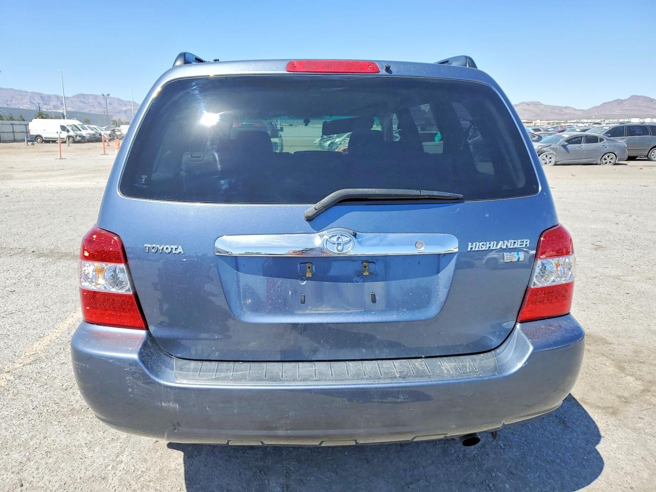 2006 Toyota Highlander Hybrid Blue vin: JTEDW21AX60008825