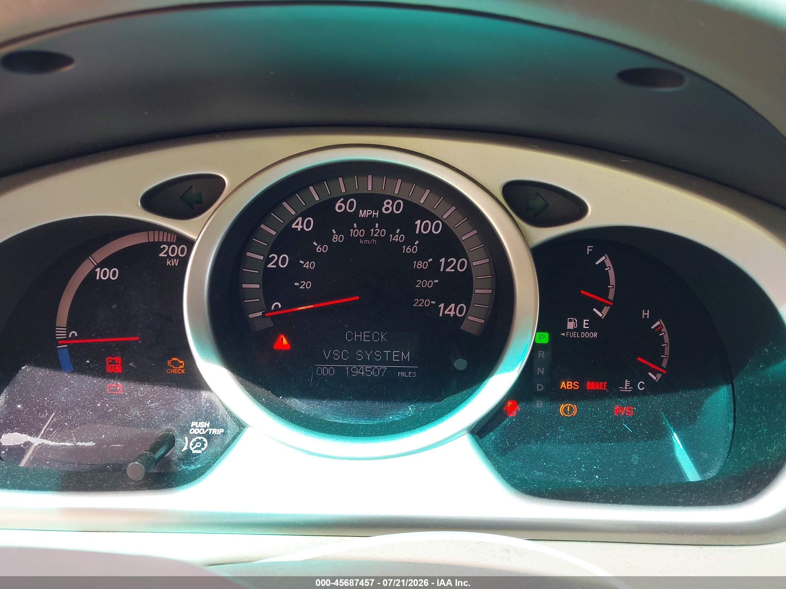 2006 Toyota Highlander Hybrid Limited V6 Серый vin: JTEDW21AX60011823