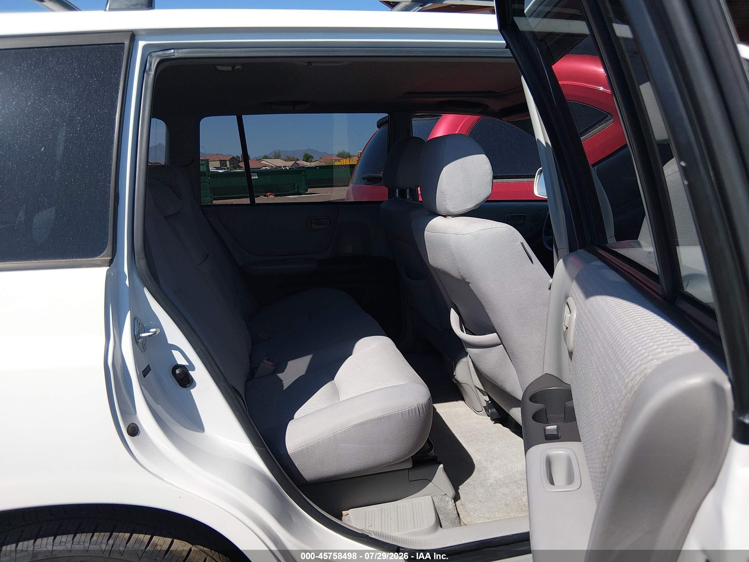 2006 Toyota Highlander Hybrid V6 White vin: JTEDW21AX60014737