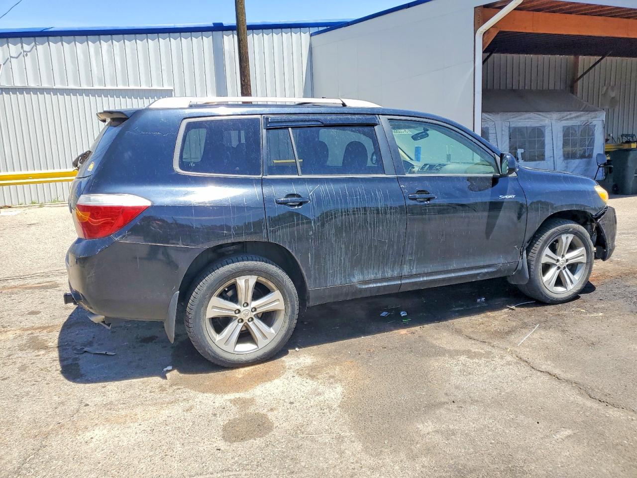 2010 Toyota Highlander Sport Black vin: JTEEK3EH0A2152118