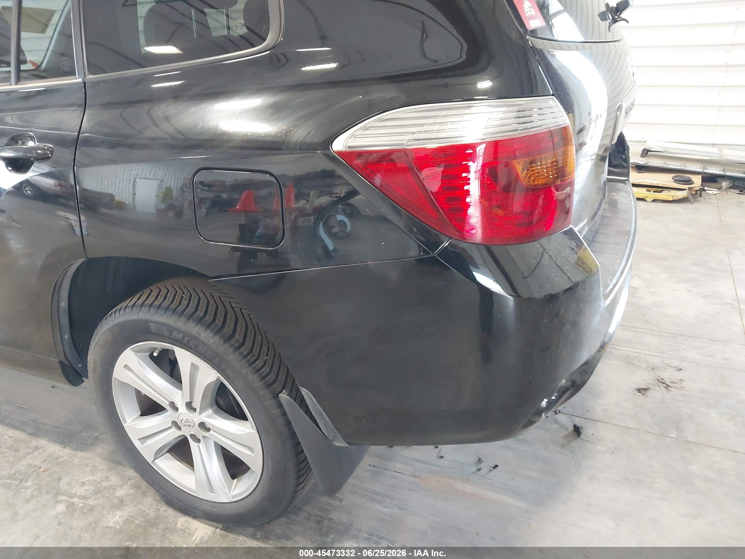 2010 Toyota Highlander Sport V6 Черный vin: JTEEK3EH1A2152757