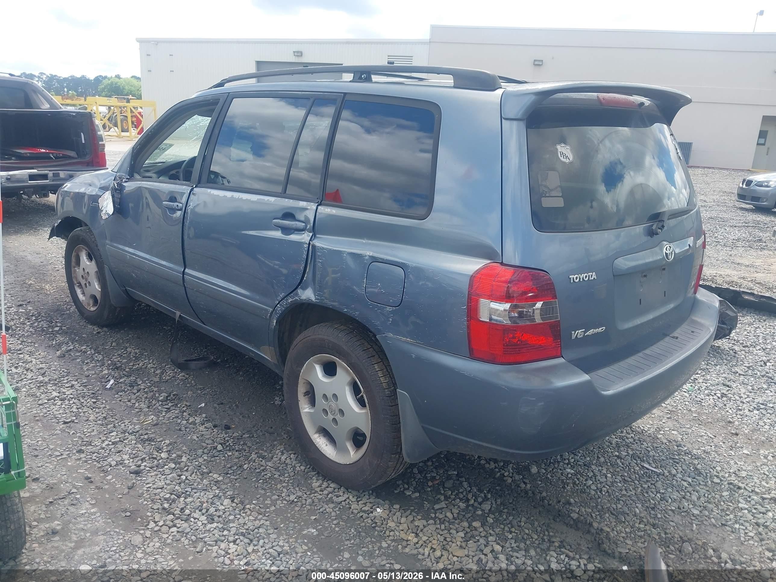 2004 Toyota Highlander Limited V6 Light Blue vin: JTEEP21A040023901