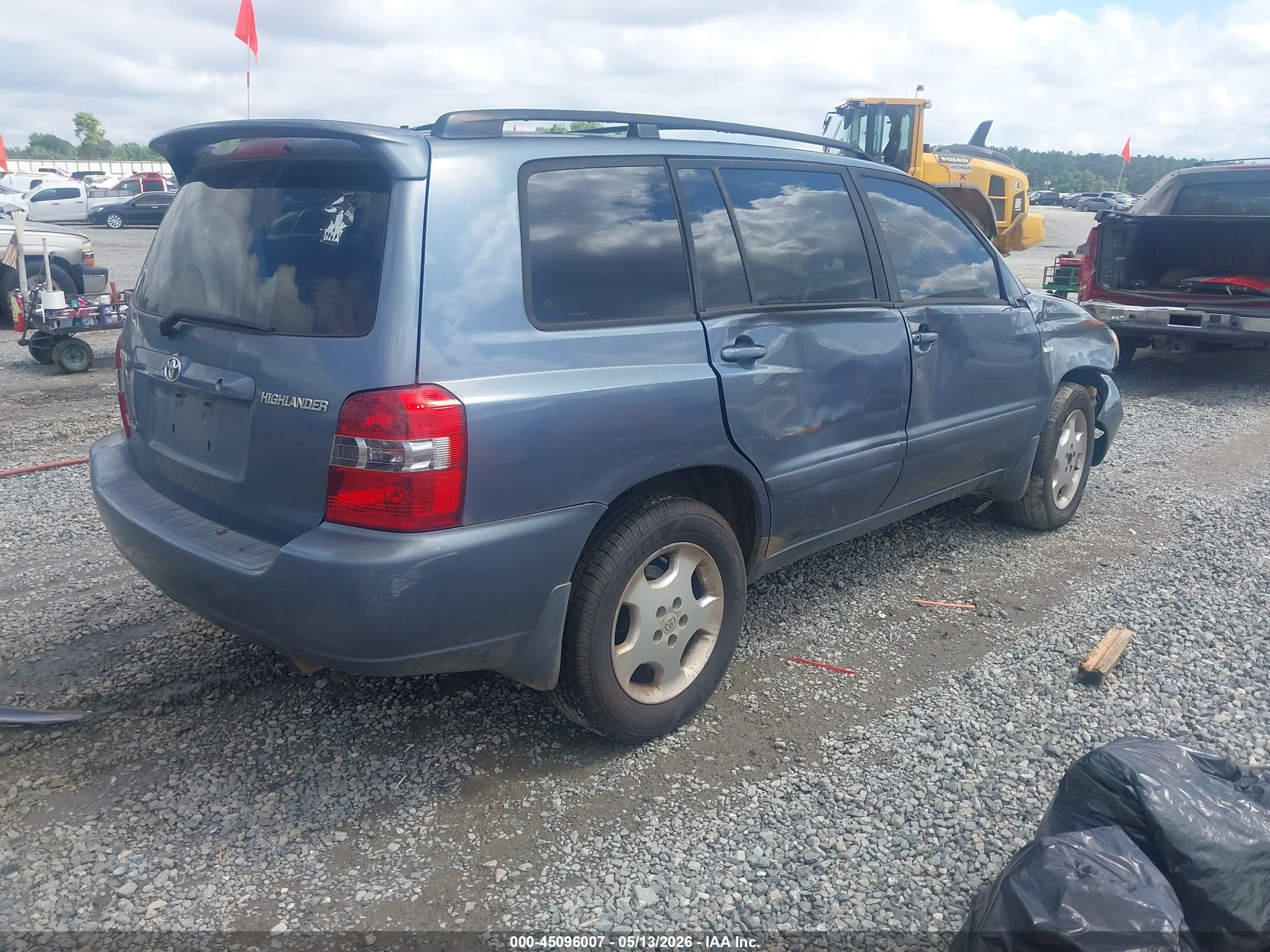 2004 Toyota Highlander Limited V6 Light Blue vin: JTEEP21A040023901