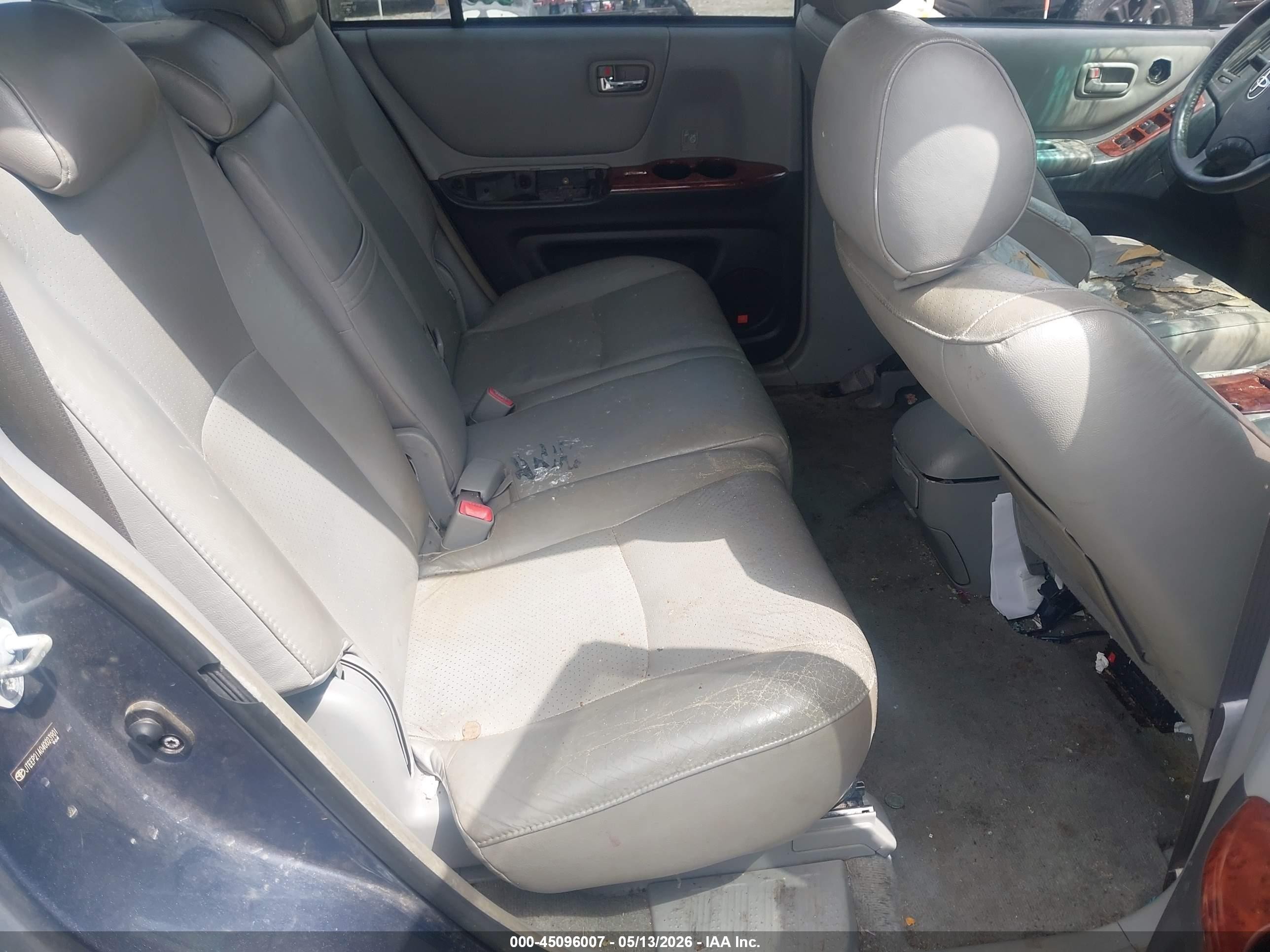 2004 Toyota Highlander Limited V6 Light Blue vin: JTEEP21A040023901