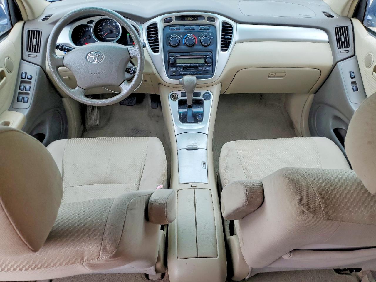 2004 Toyota Highlander Base Blue vin: JTEEP21A040025616