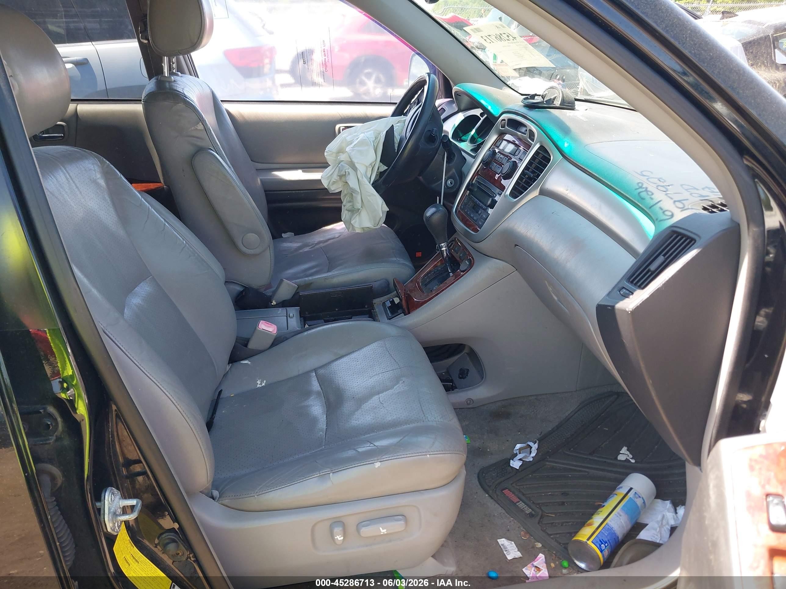 2004 Toyota Highlander Limited V6 Черный vin: JTEEP21A040031271