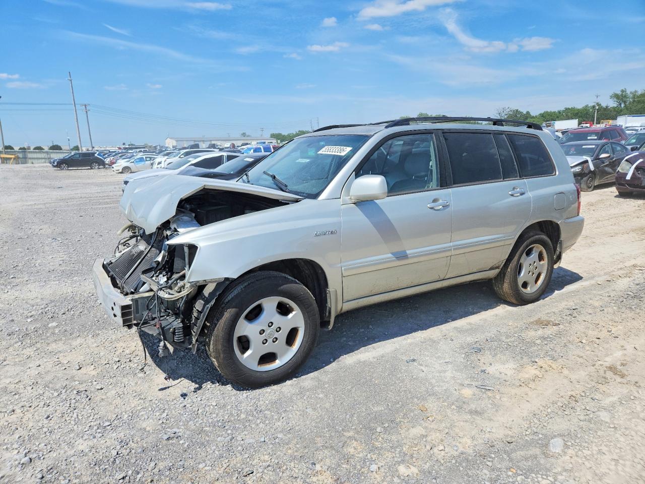 2004 Toyota Highlander Limited Silver vin: JTEEP21A040037426