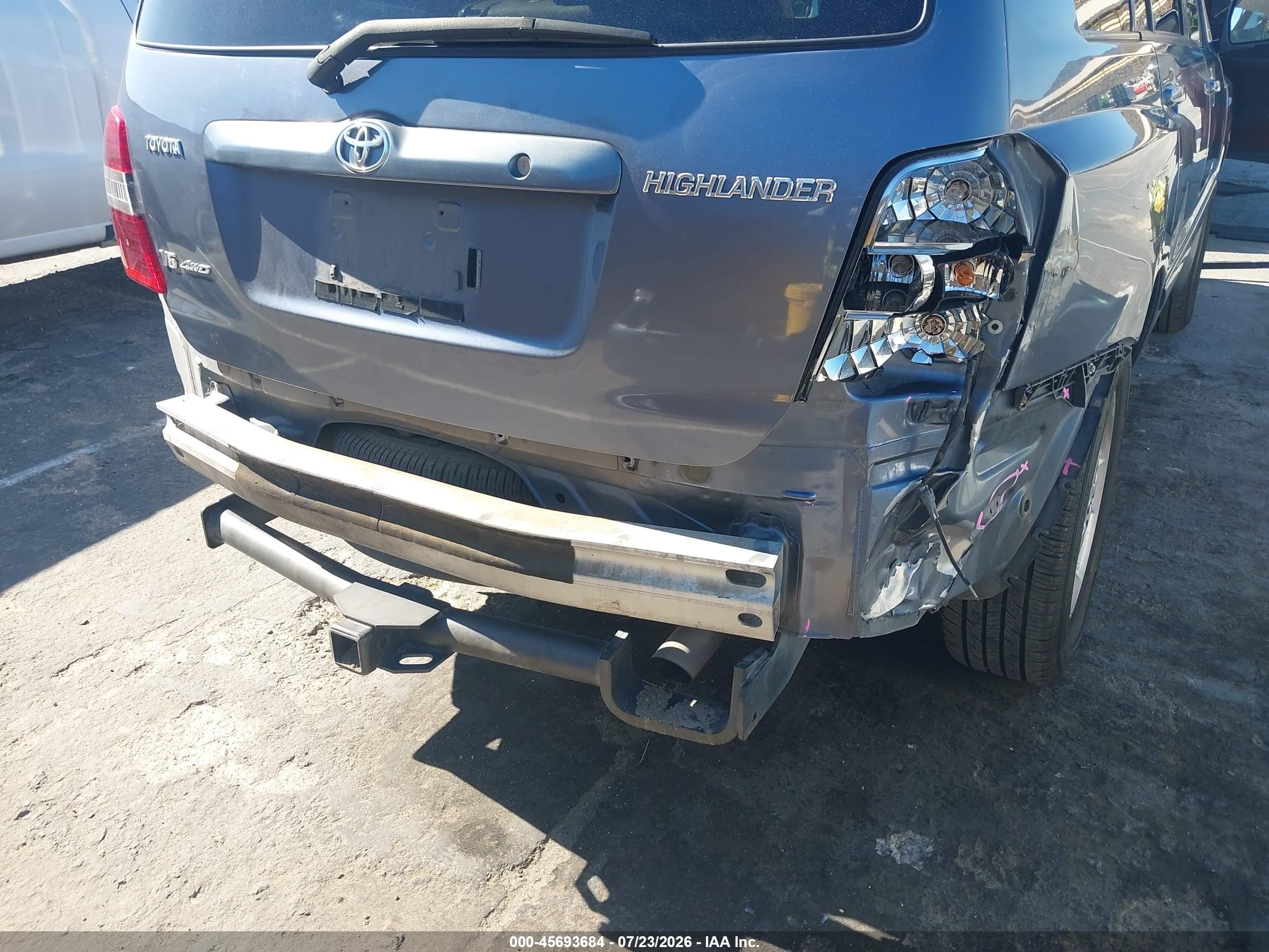 2004 Toyota Highlander Limited V6 Синий vin: JTEEP21A040038480