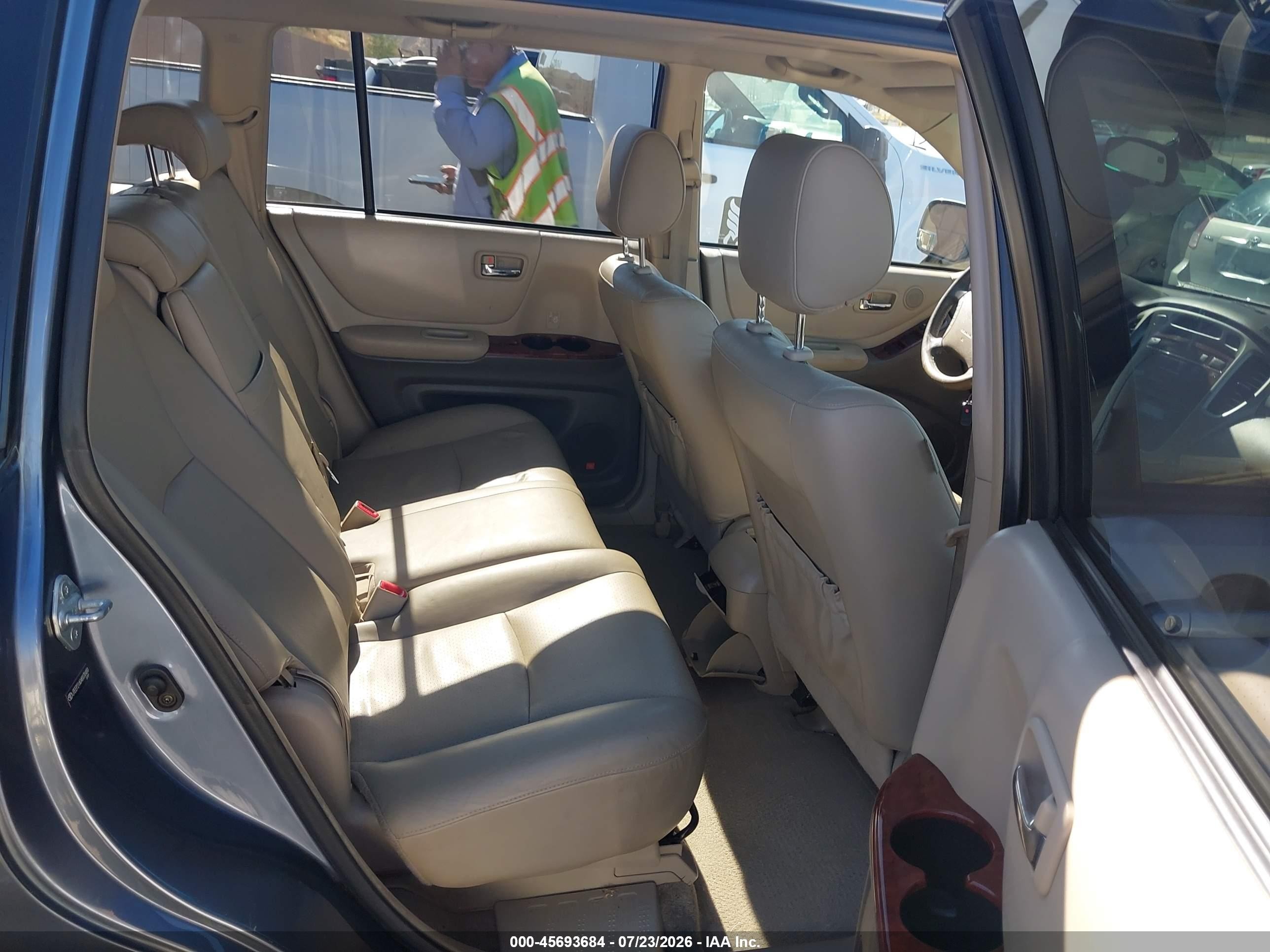2004 Toyota Highlander Limited V6 Синий vin: JTEEP21A040038480