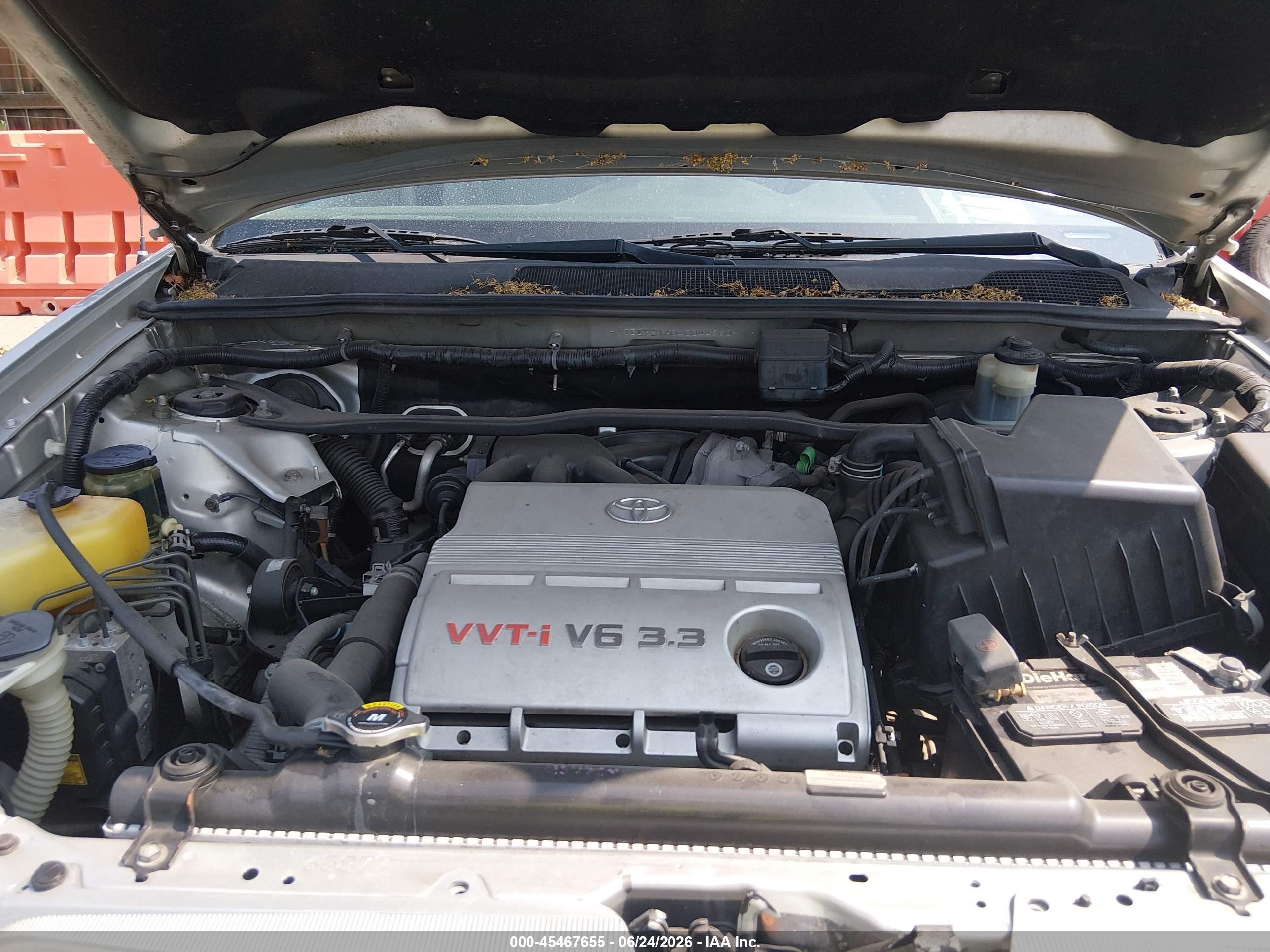 2004 Toyota Highlander V6 Серебряный vin: JTEEP21A040044960