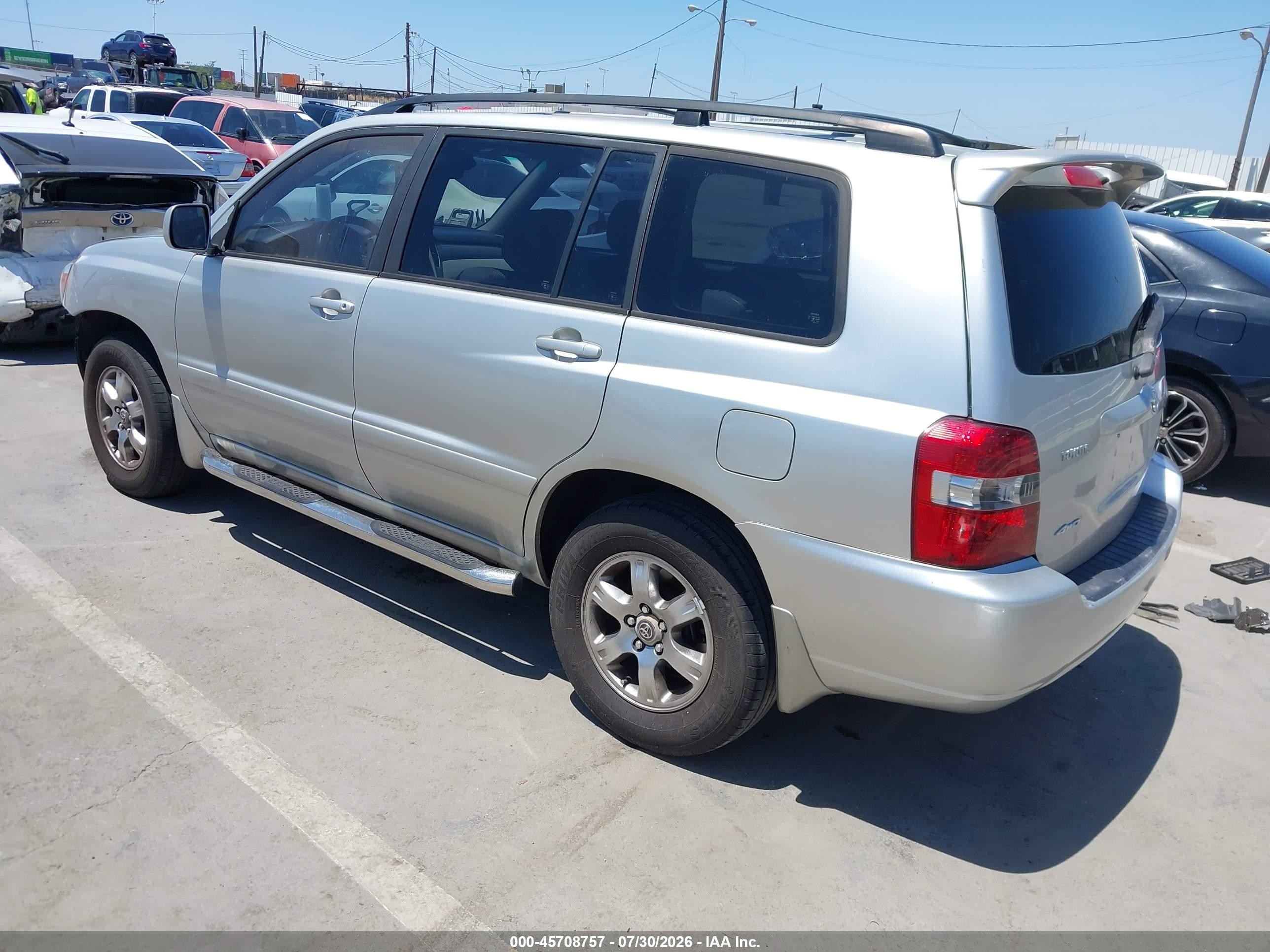 2004 Toyota Highlander V6 Silver vin: JTEEP21A040049916
