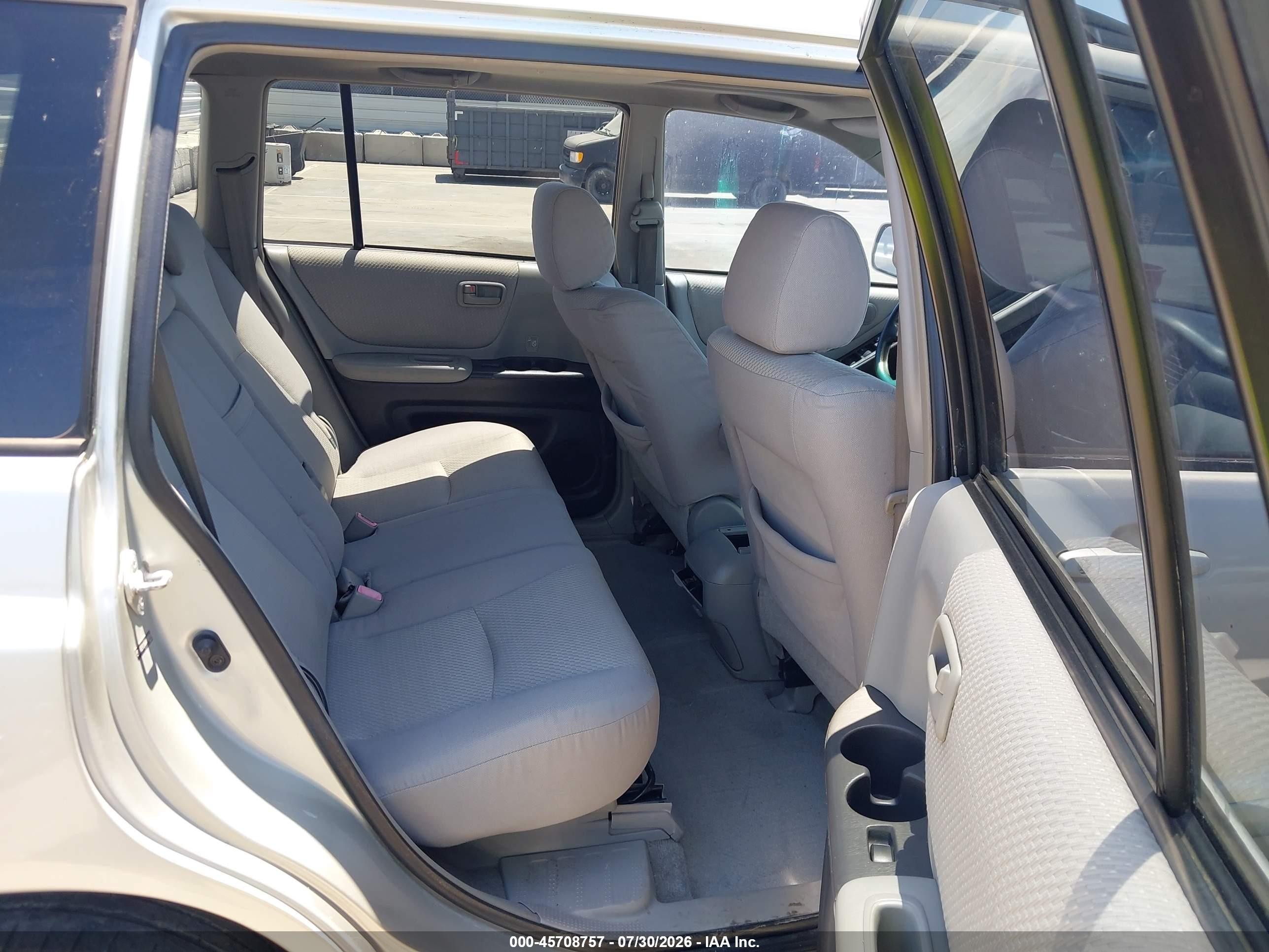 2004 Toyota Highlander V6 Silver vin: JTEEP21A040049916