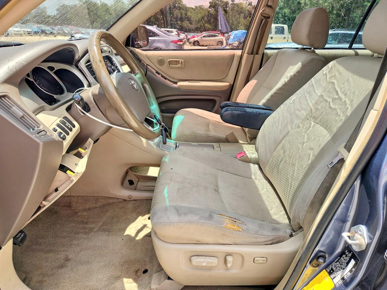 2004 Toyota Highlander Base Teal vin: JTEEP21A040053545