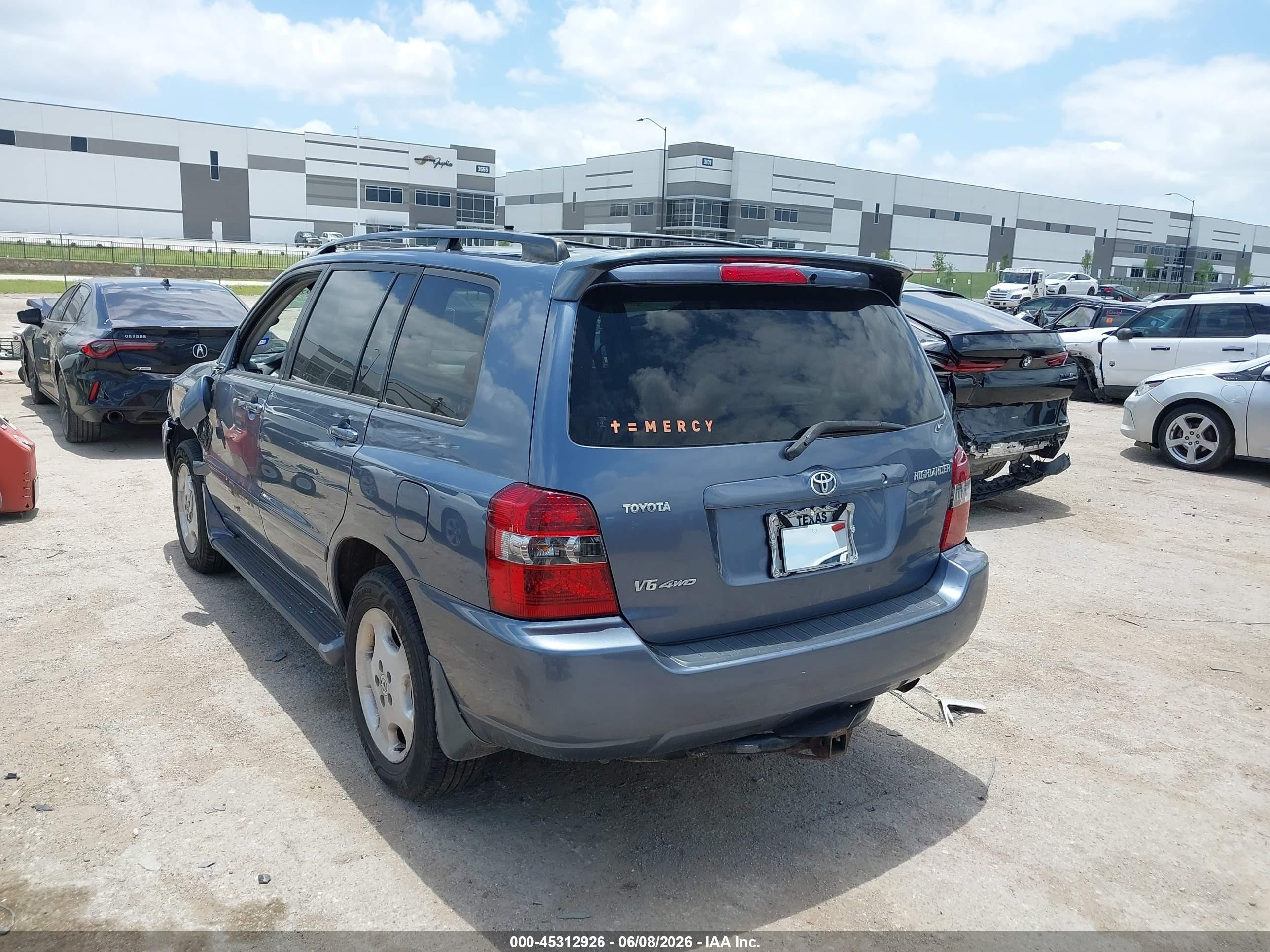 2005 Toyota Highlander Limited V6 Синий vin: JTEEP21A050073280