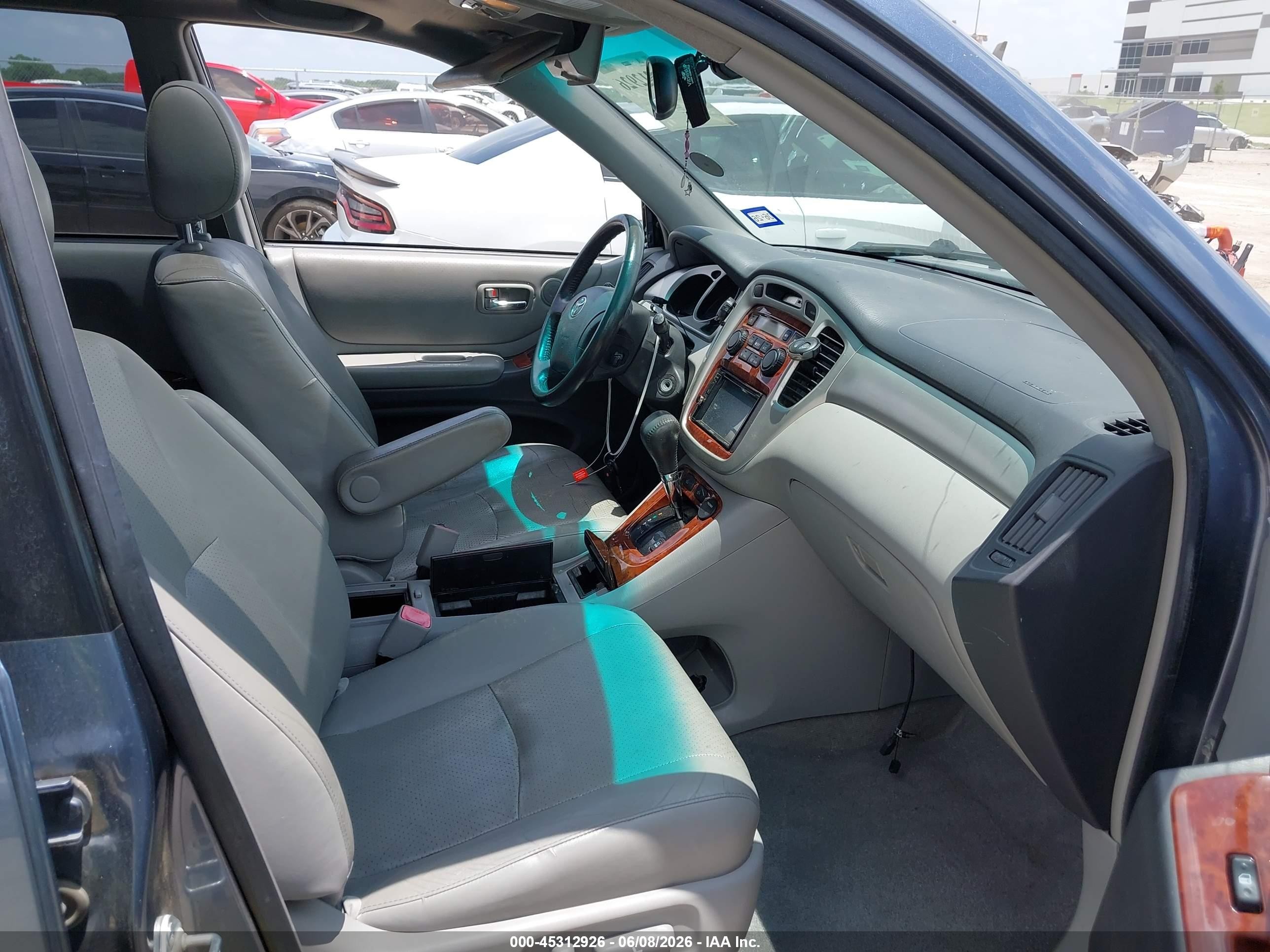 2005 Toyota Highlander Limited V6 Синий vin: JTEEP21A050073280