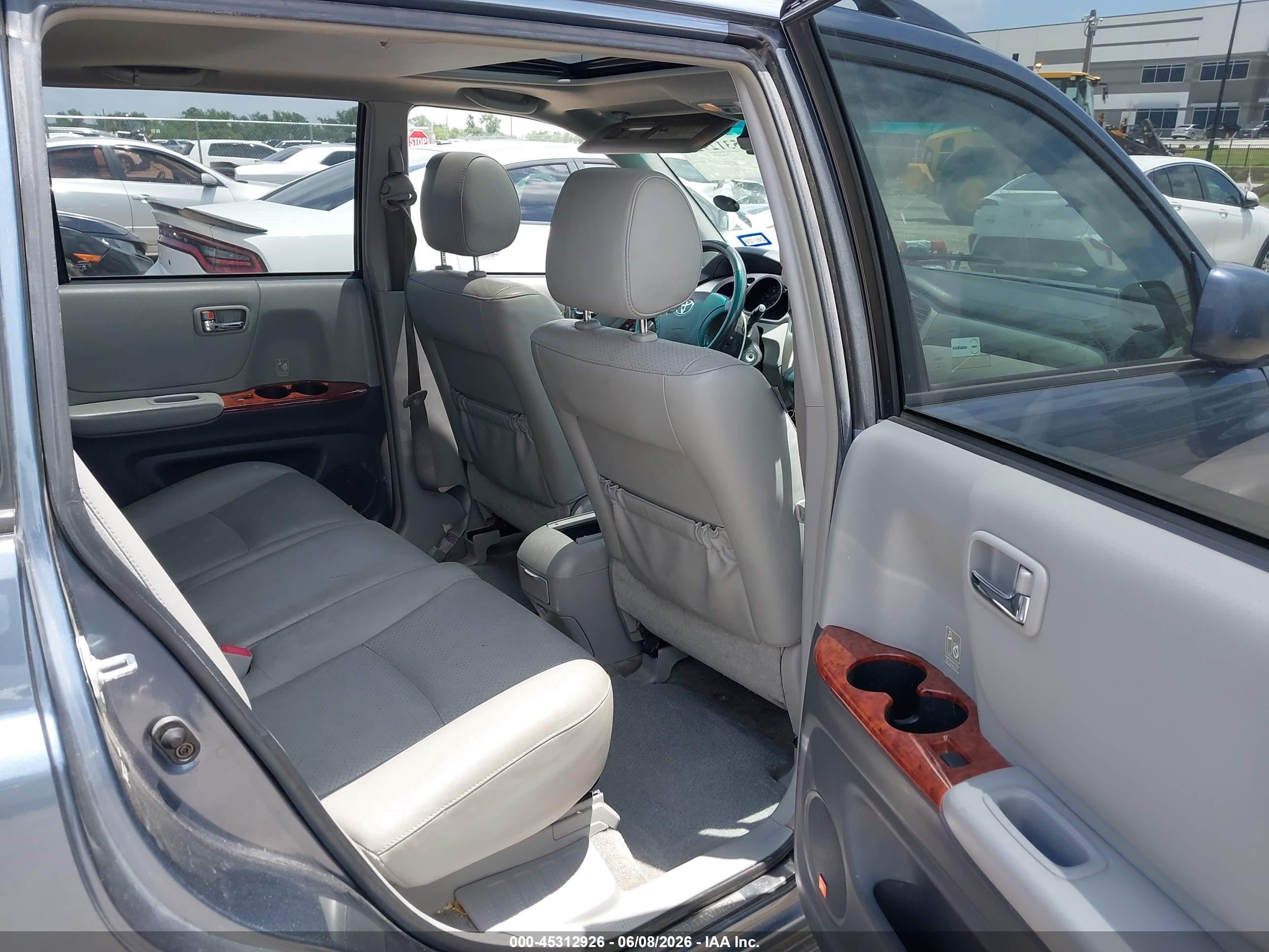 2005 Toyota Highlander Limited V6 Синий vin: JTEEP21A050073280
