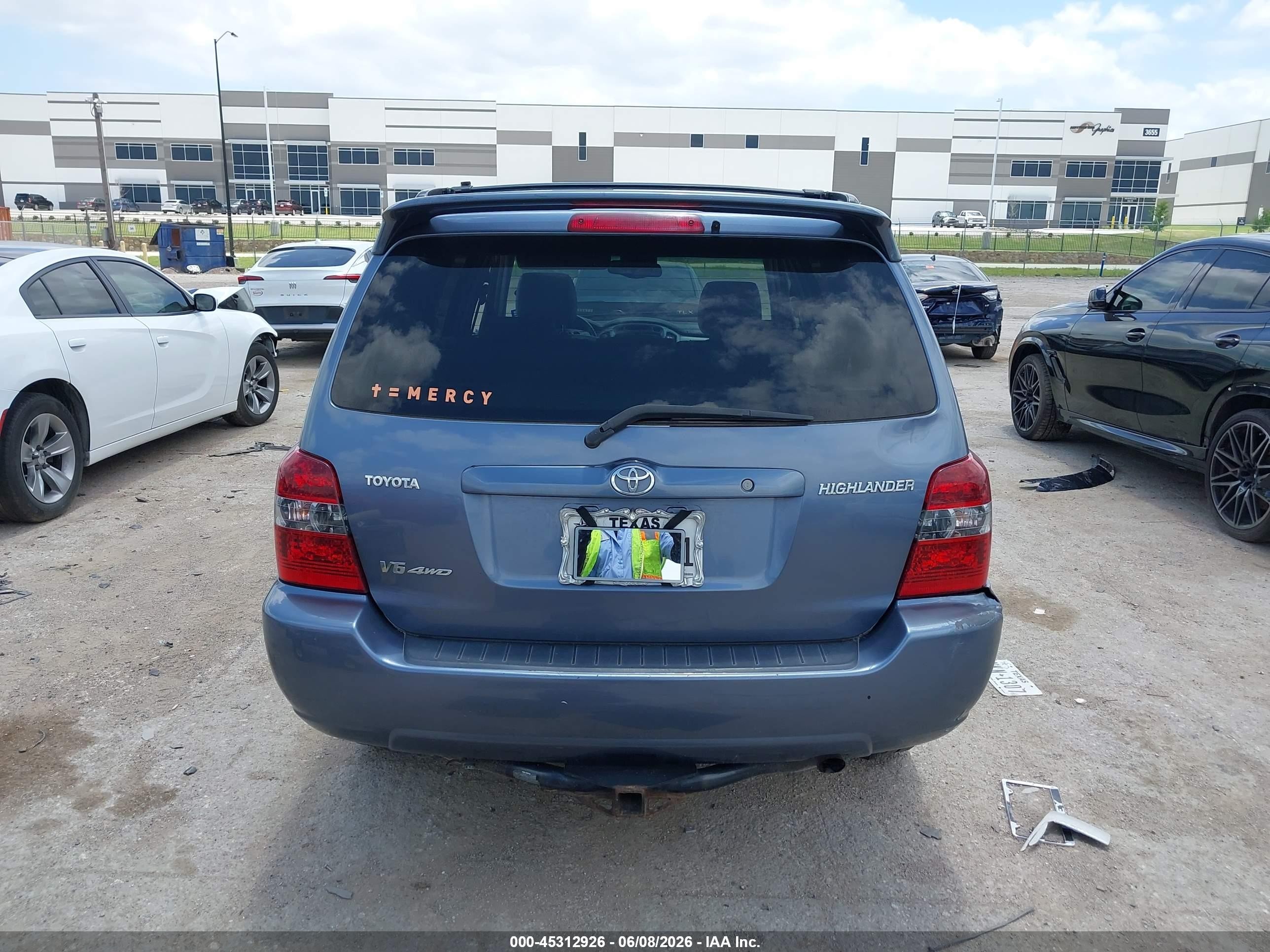 2005 Toyota Highlander Limited V6 Синий vin: JTEEP21A050073280